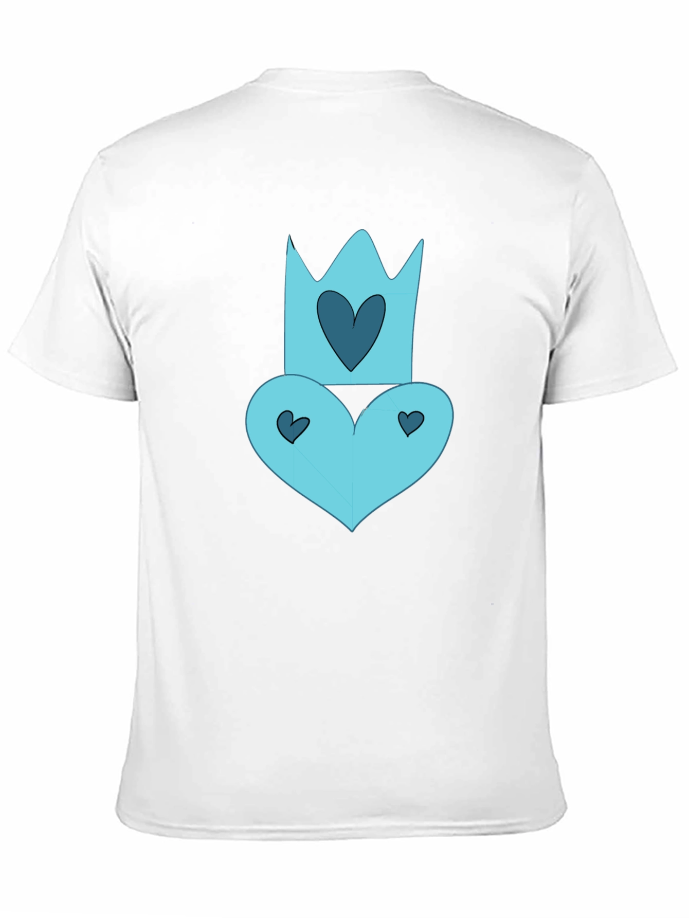 Queen of Hearts Black Tee