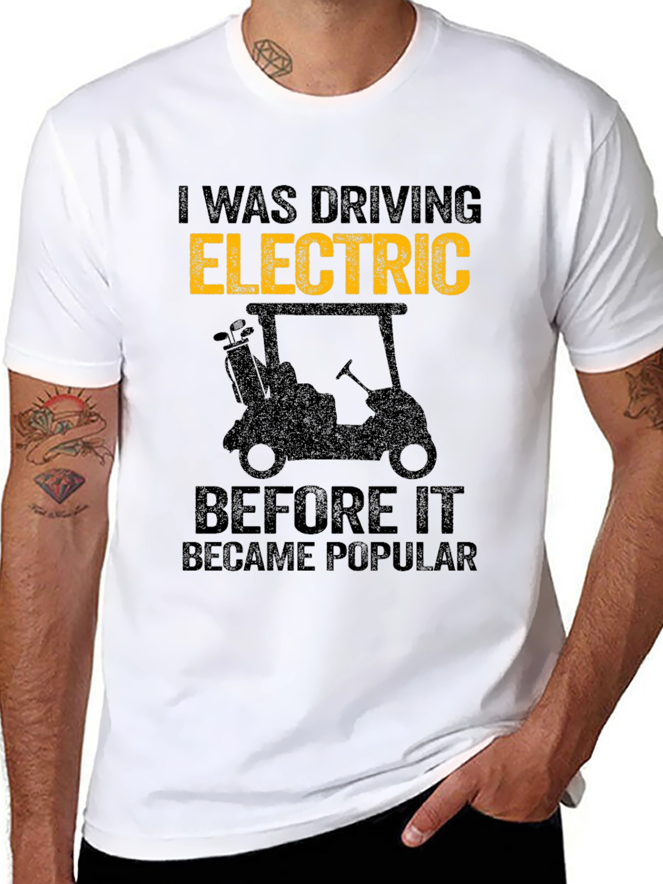 Electric Golf Cart T-Shirt - Drive Electric!