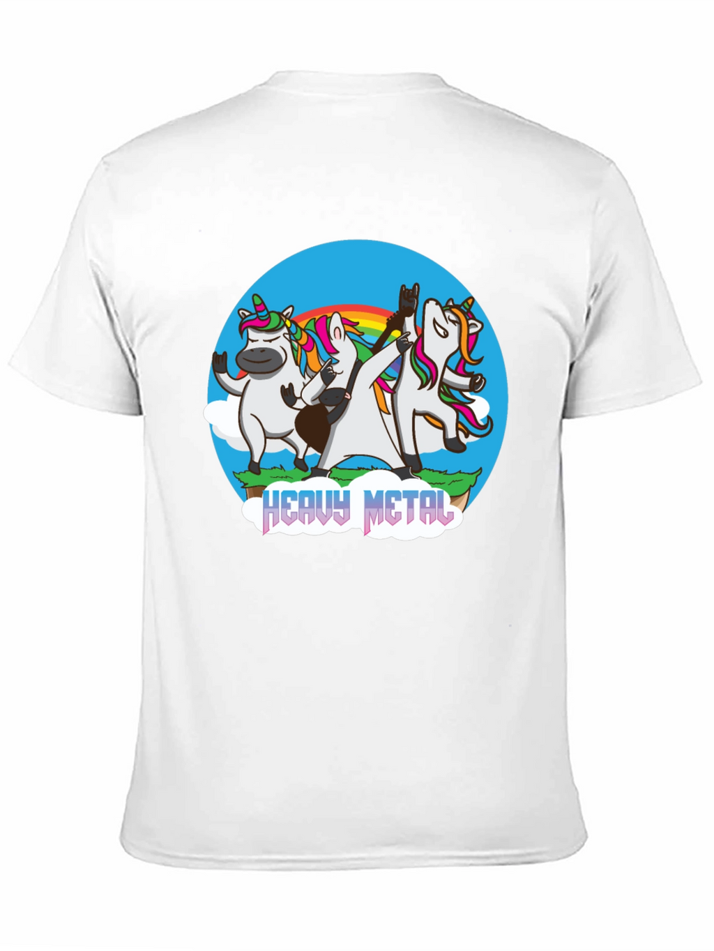 Unicorn Heavy Metal Band T-Shirt