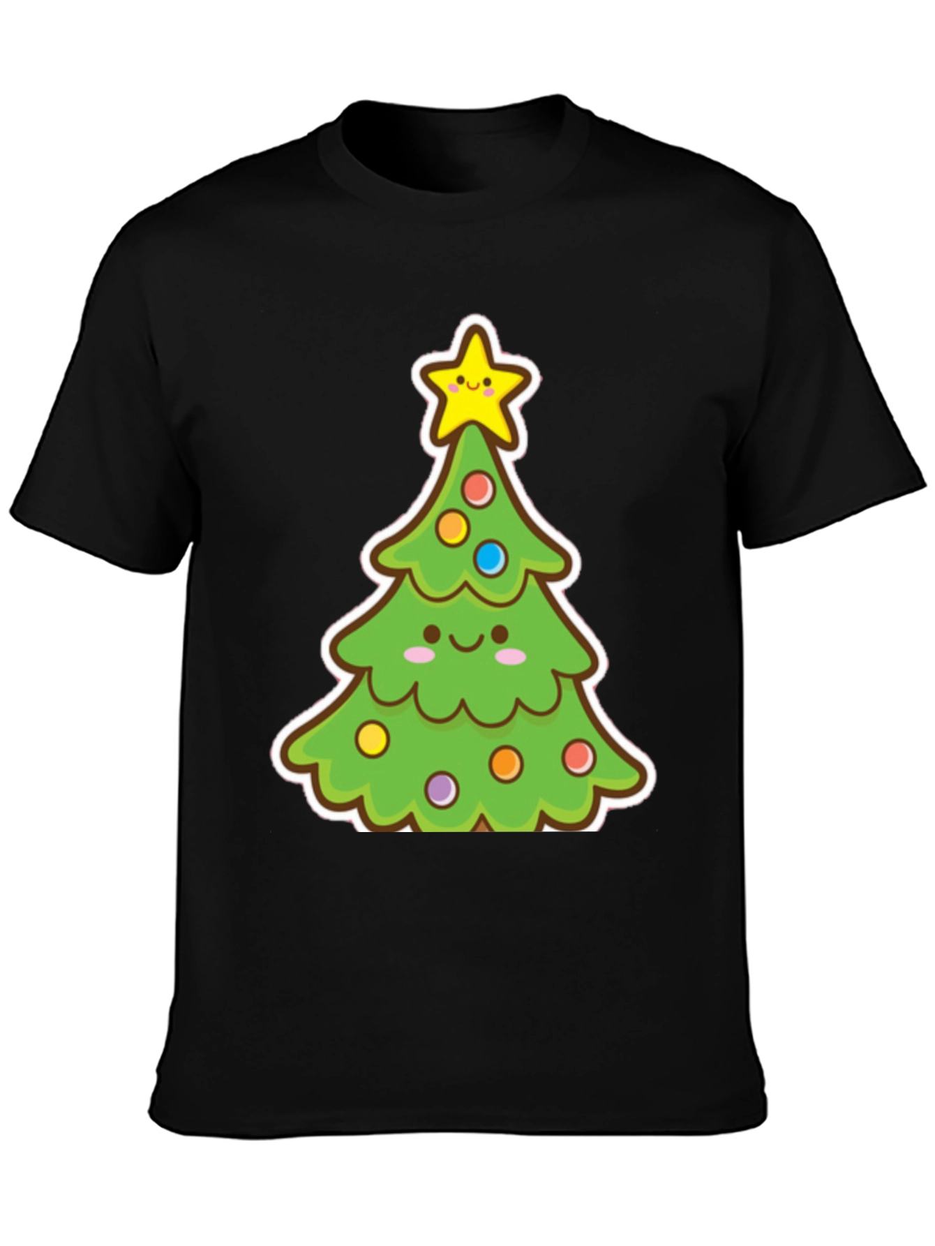 Festive Christmas Tree Graphic Tee