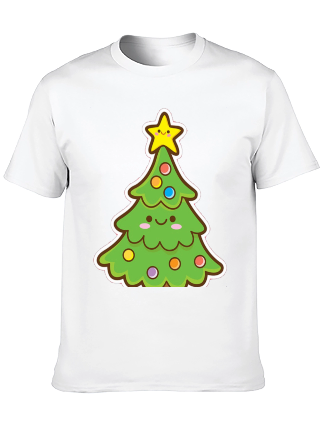 Festive Christmas Tree Graphic Tee