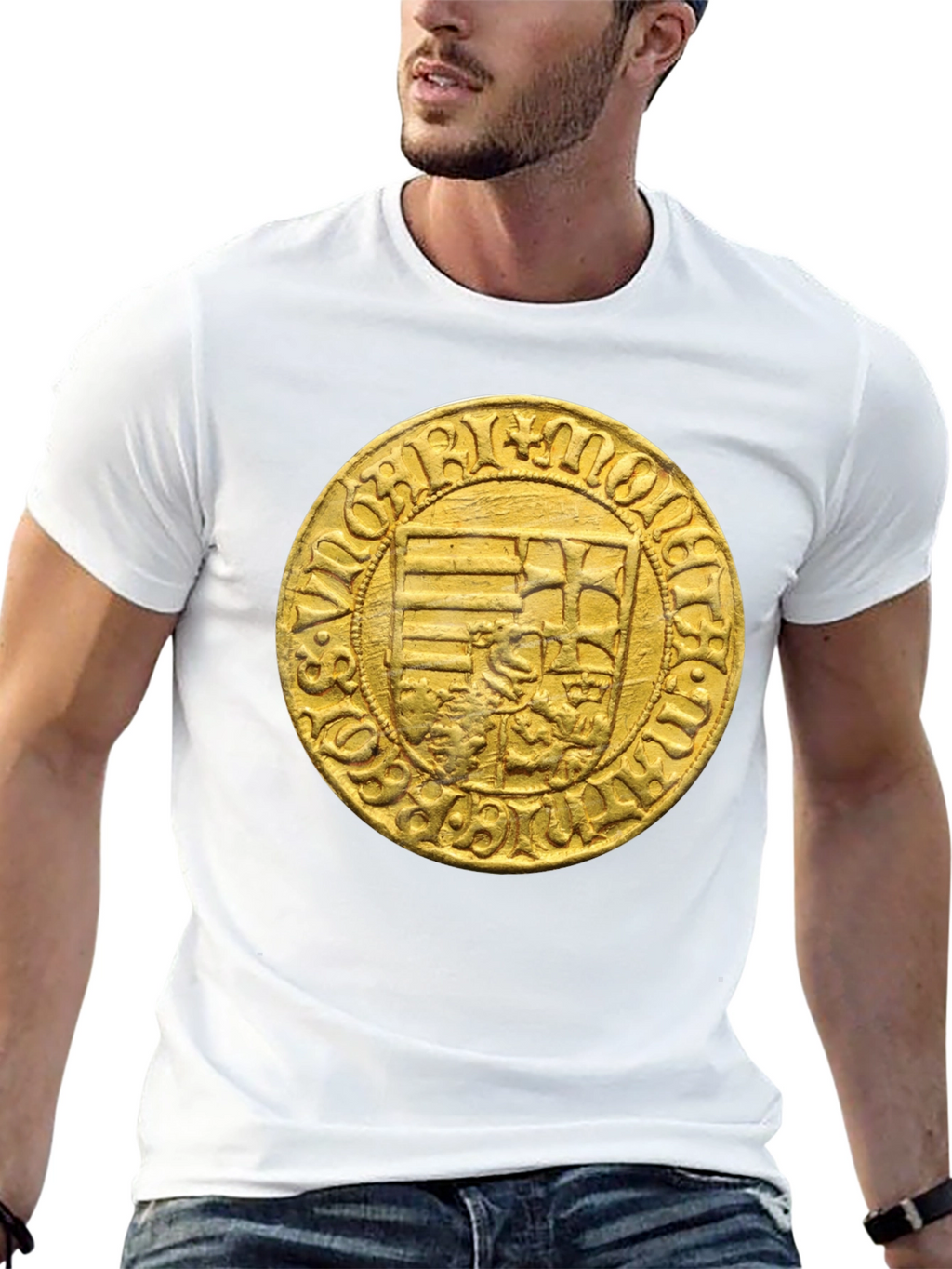 Medieval Coin Graphic T-Shirt