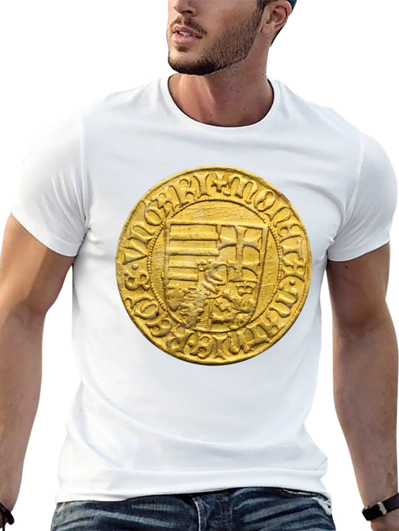 Medieval Coin Graphic T-Shirt