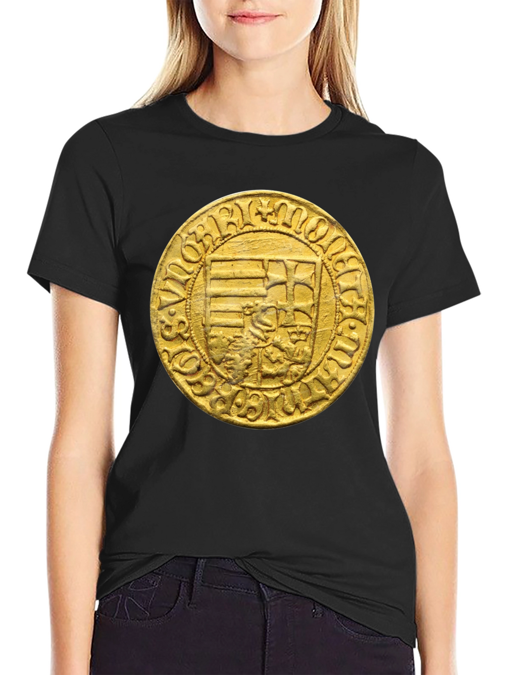 Medieval Coin Graphic T-Shirt
