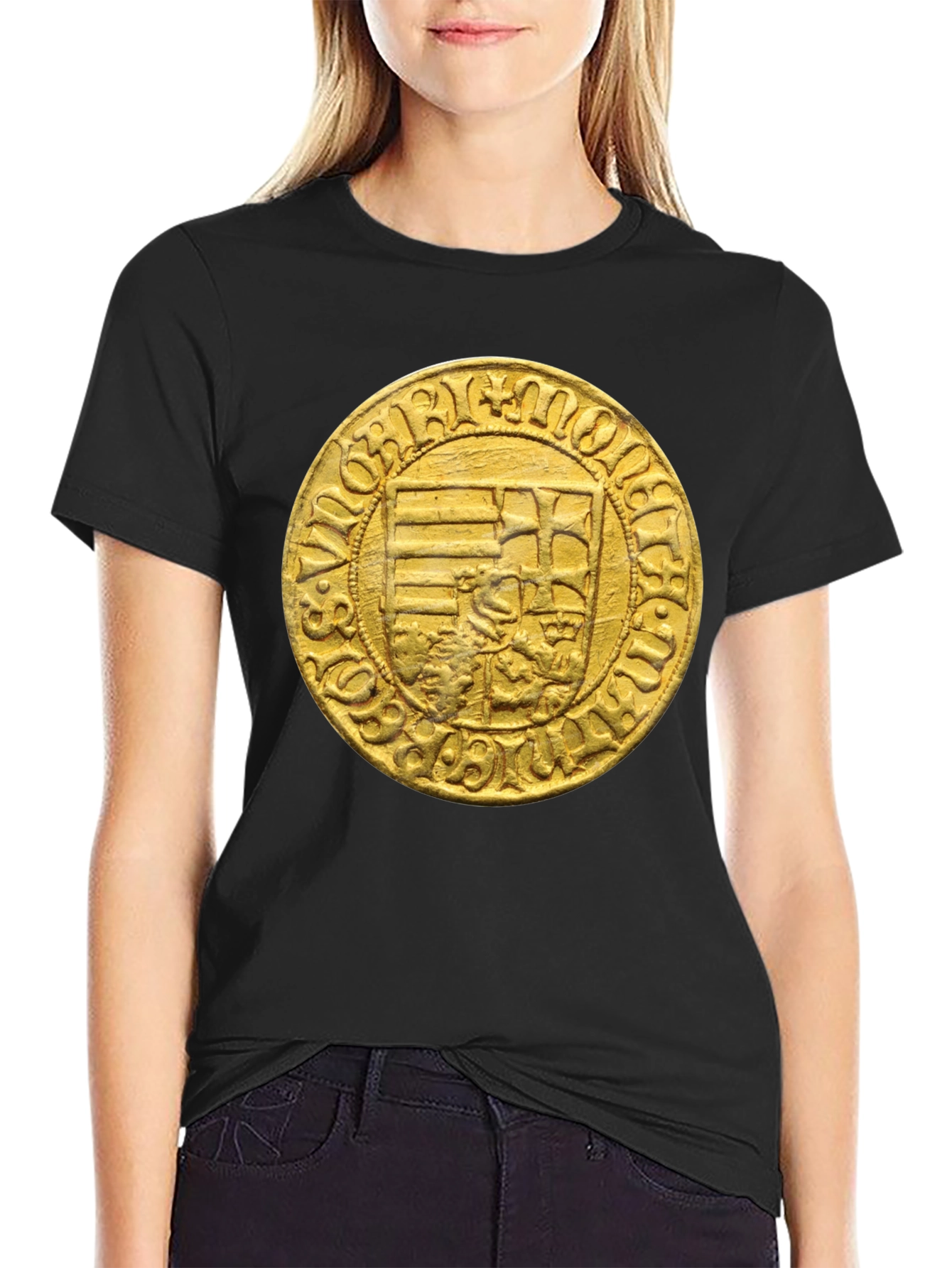 Medieval Coin Graphic T-Shirt