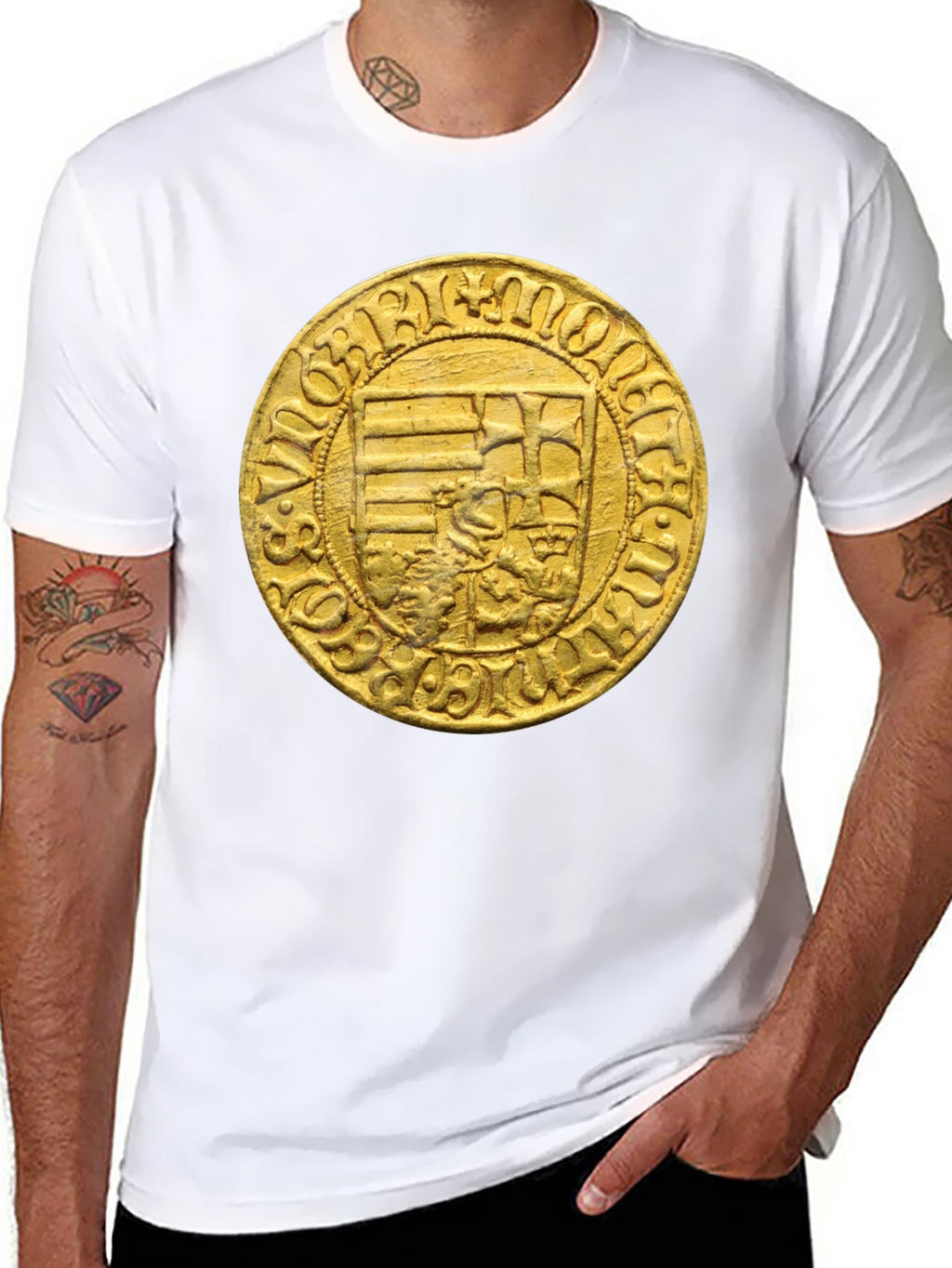 Medieval Coin Graphic T-Shirt