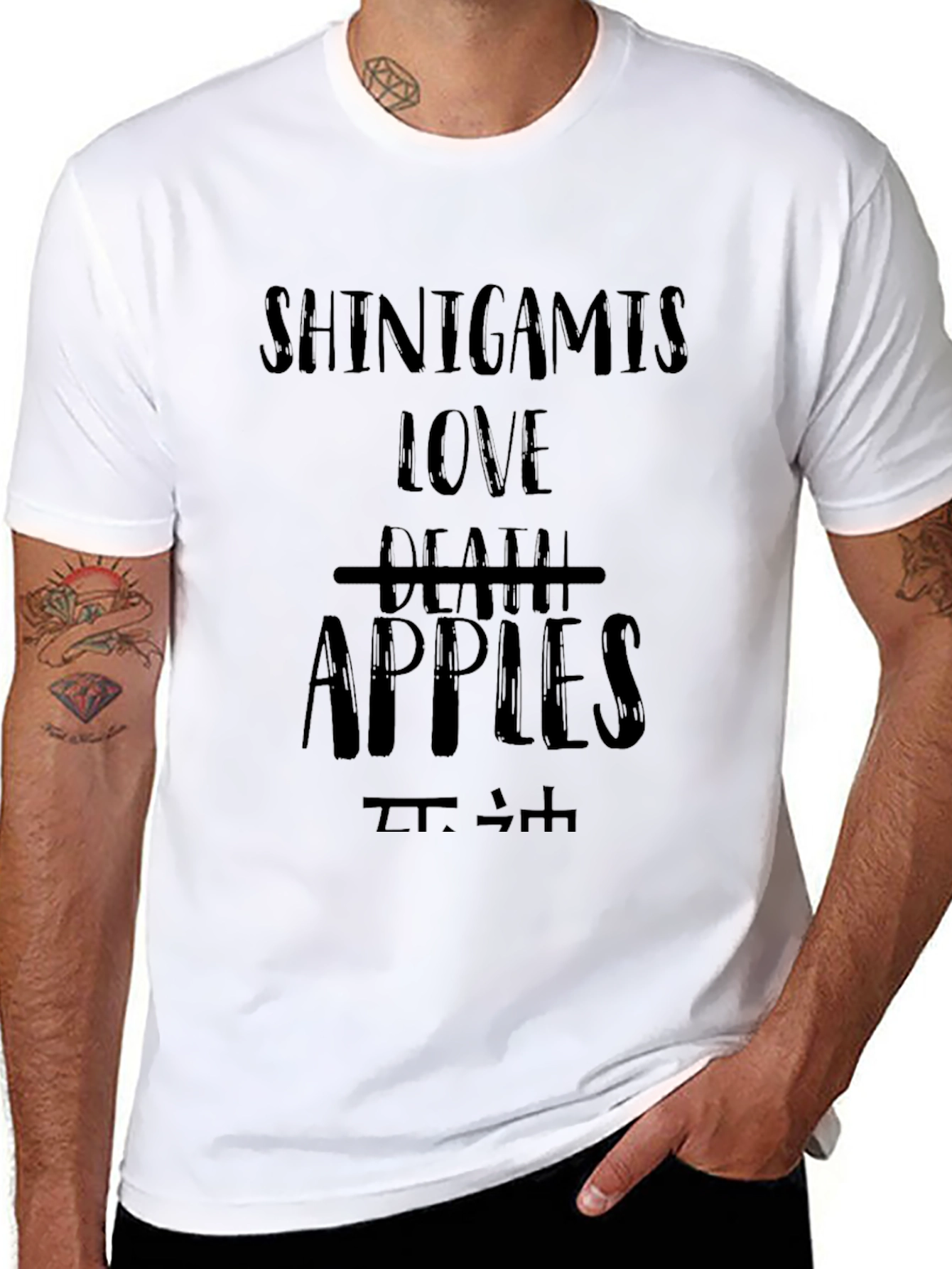 Shinigamis Love Apples Graphic T-Shirt