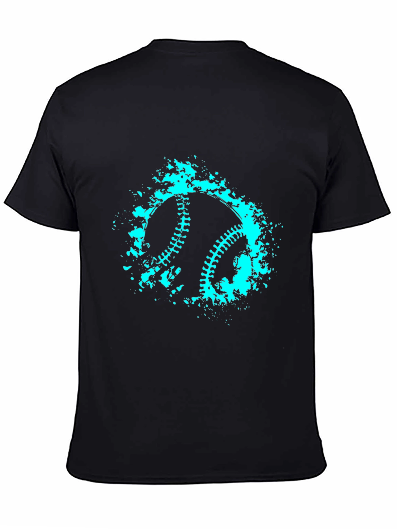 Baseball Splash Graphic T-Shirt - Cool Casual Style