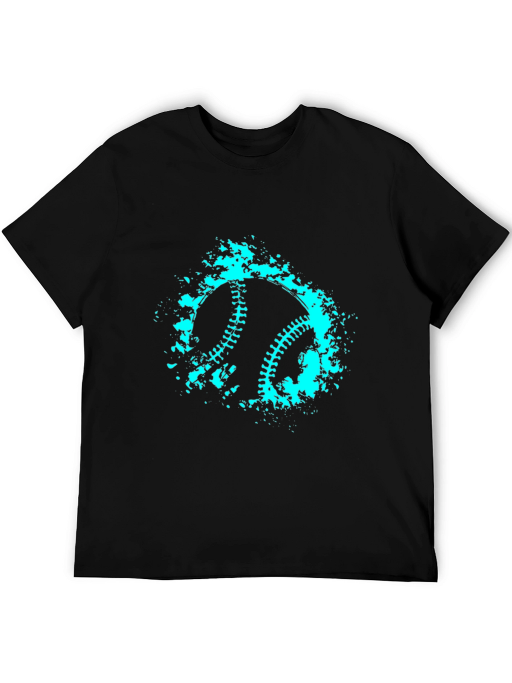Baseball Splash Graphic T-Shirt - Cool Casual Style