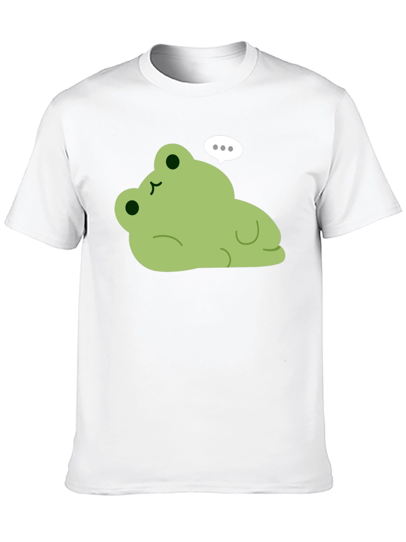 Cute Frog Graphic Black T-Shirt