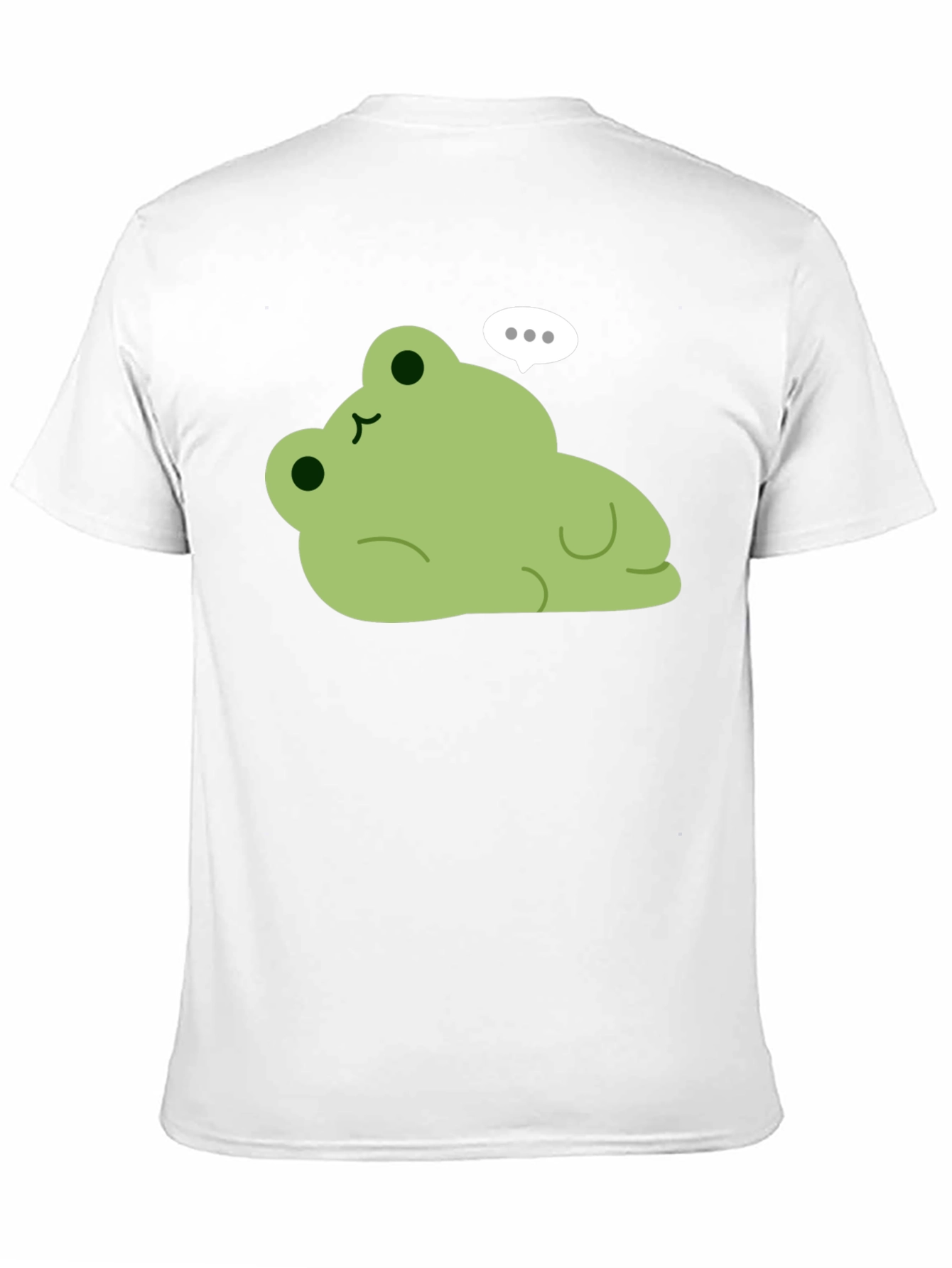 Cute Frog Graphic Black T-Shirt