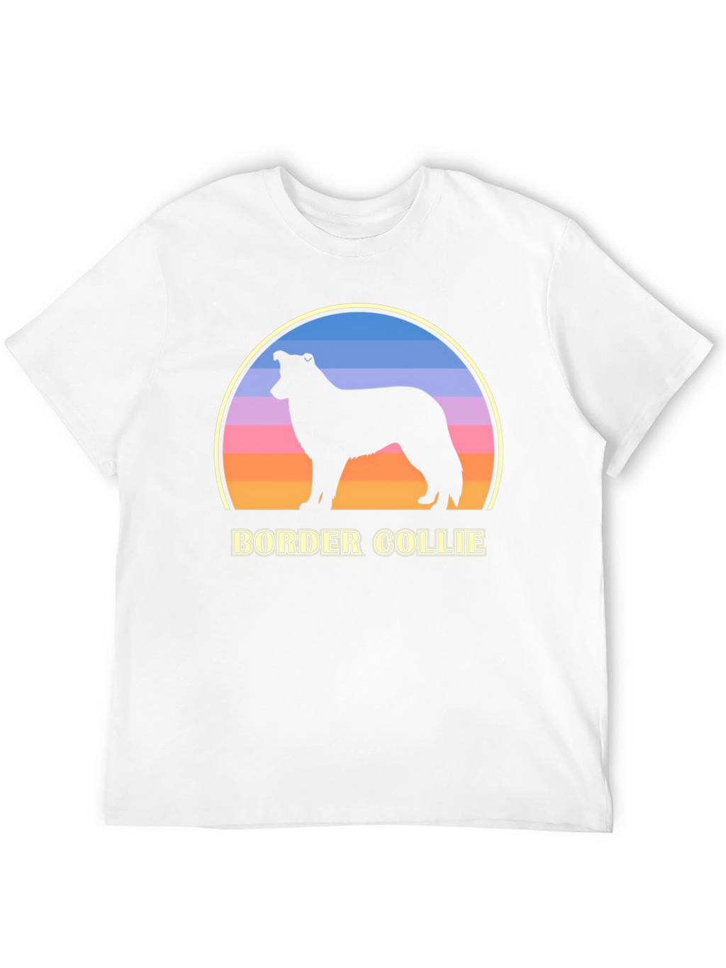 Border Collie Sunset Graphic Tee