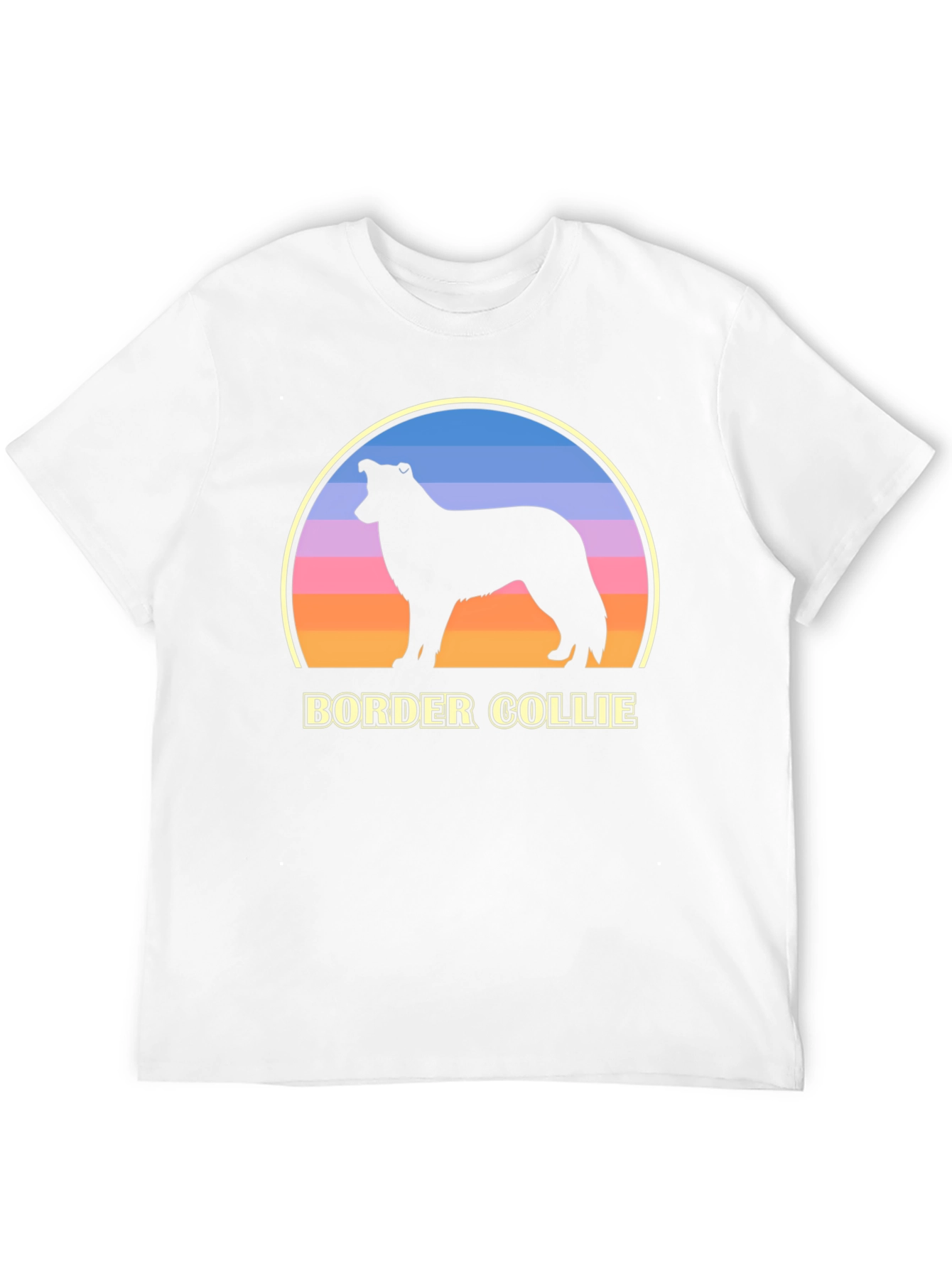 Border Collie Sunset Graphic Tee