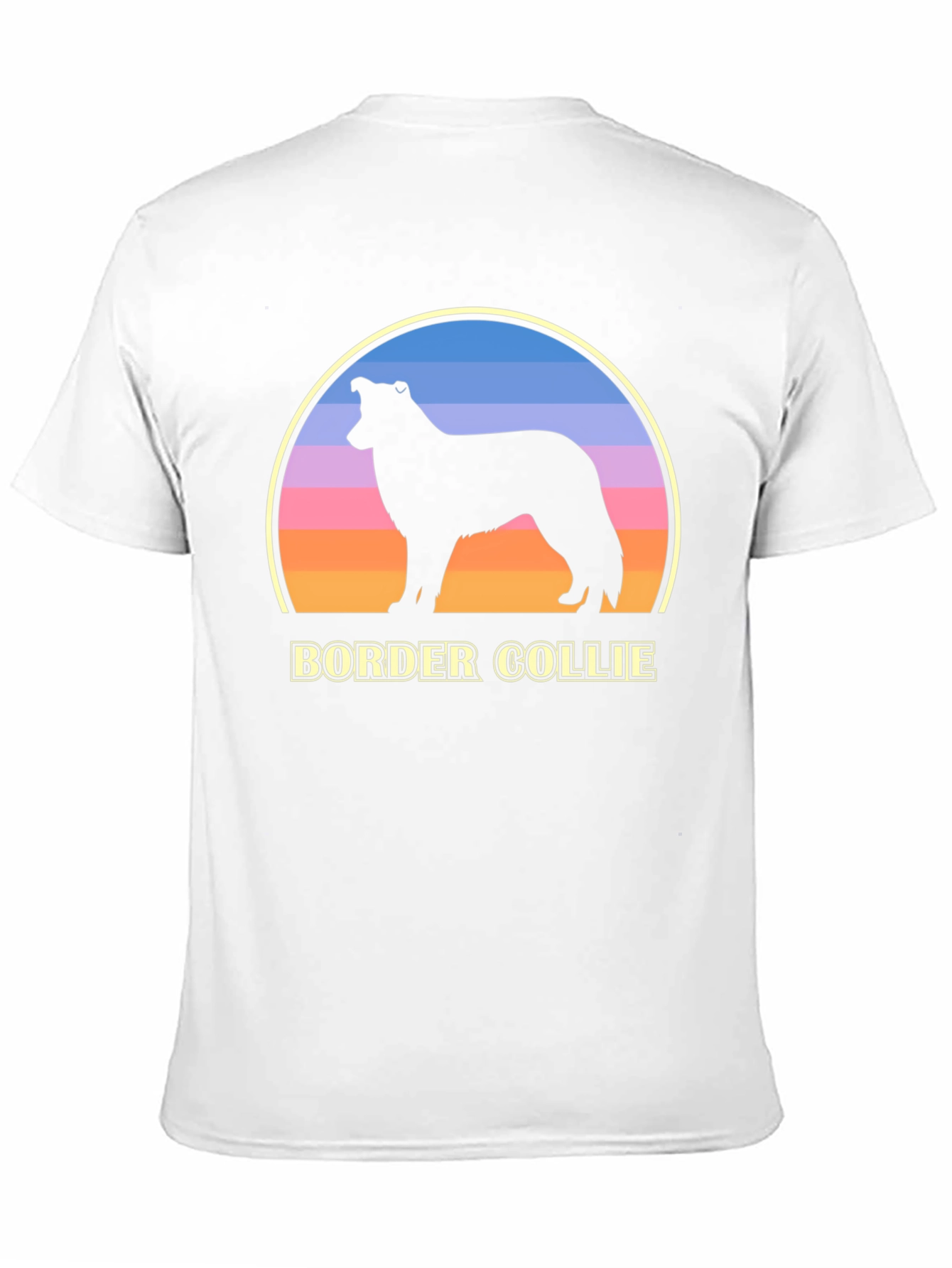 Border Collie Sunset Graphic Tee