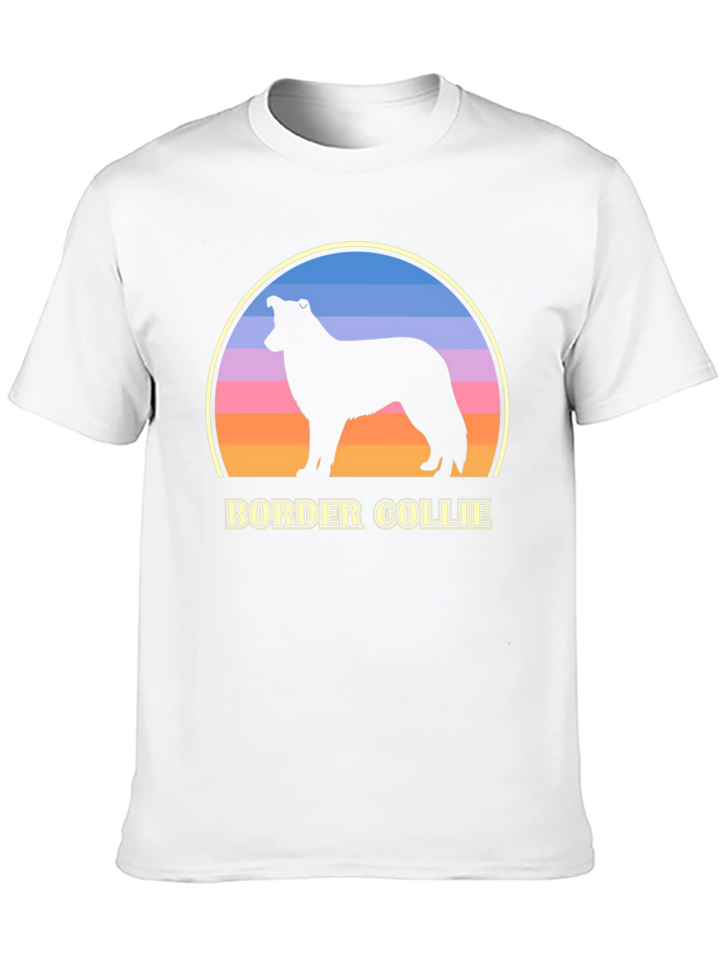 Border Collie Sunset Graphic Tee