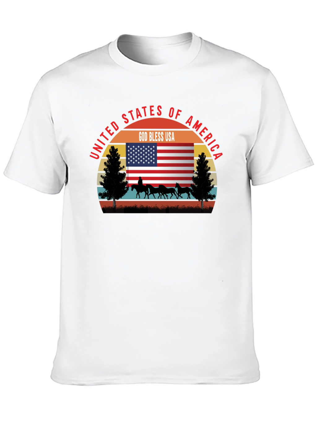 United States of America Patriotic Tee