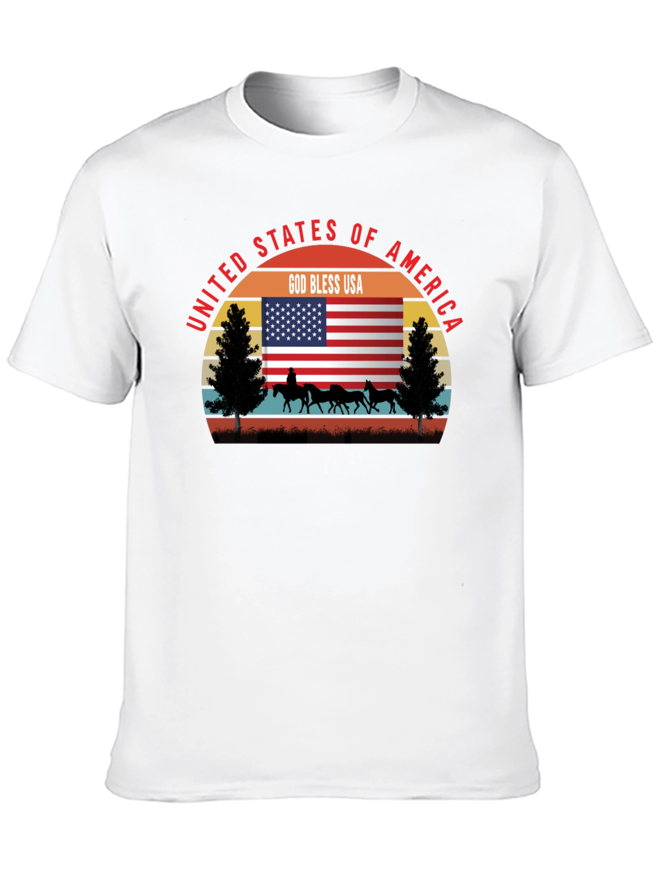 United States of America Patriotic Tee