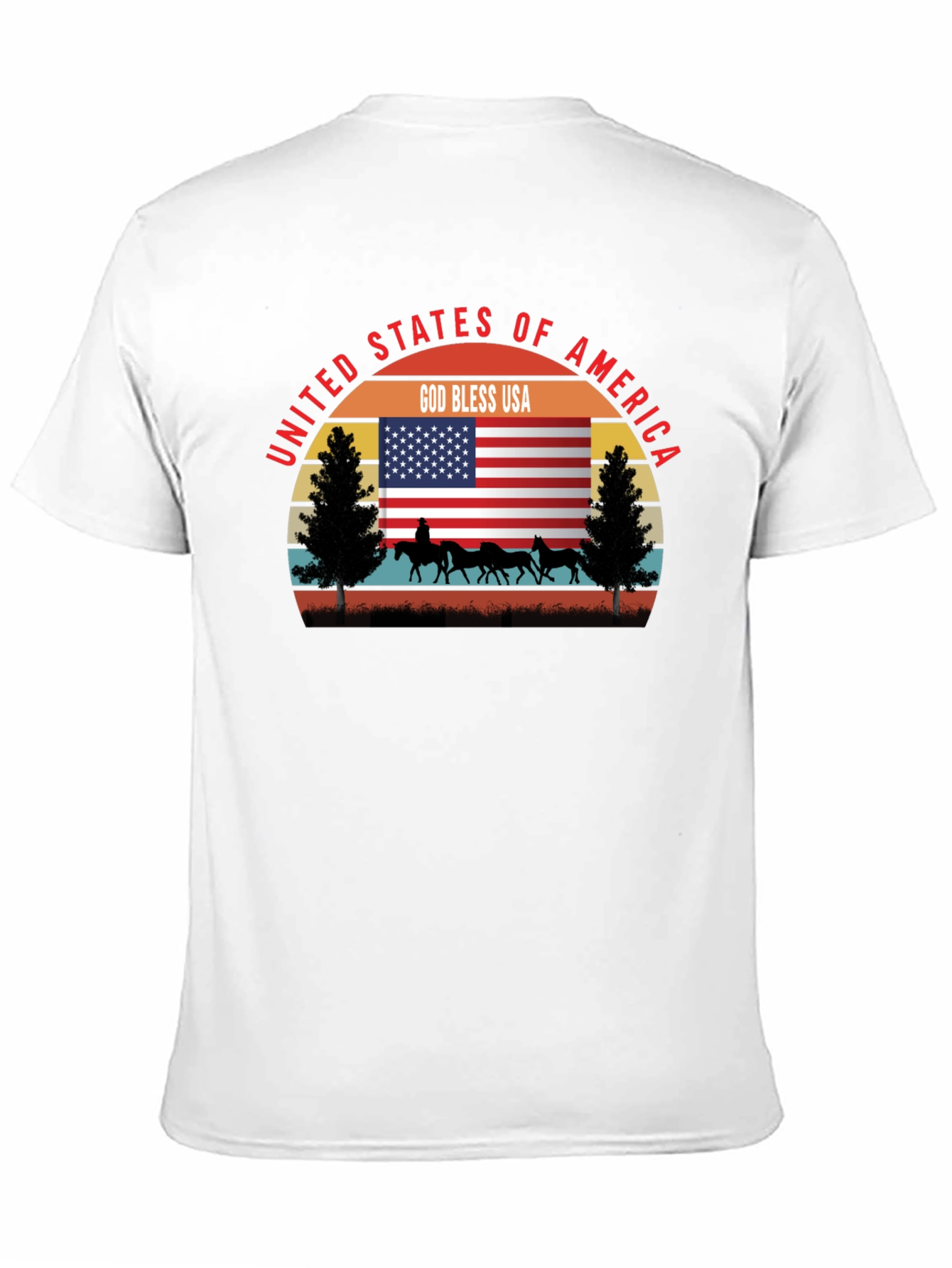 United States of America Patriotic Tee