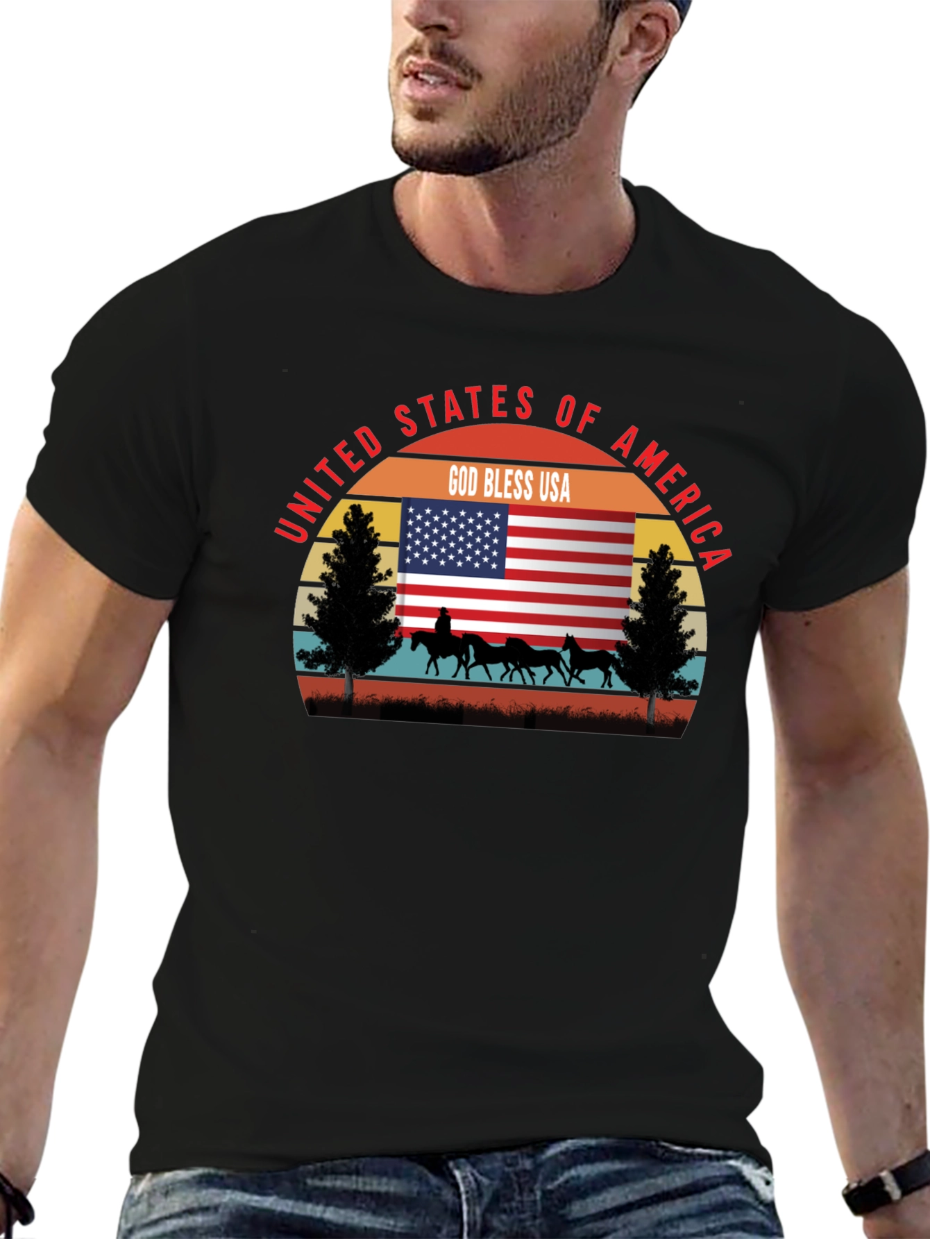 United States of America Patriotic Tee