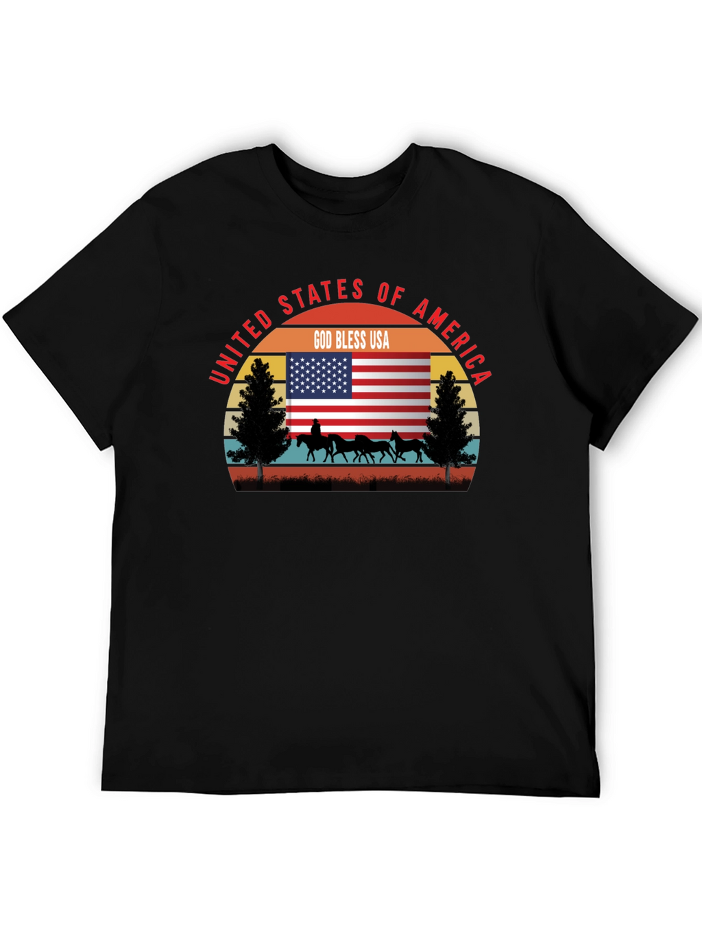 United States of America Patriotic Tee