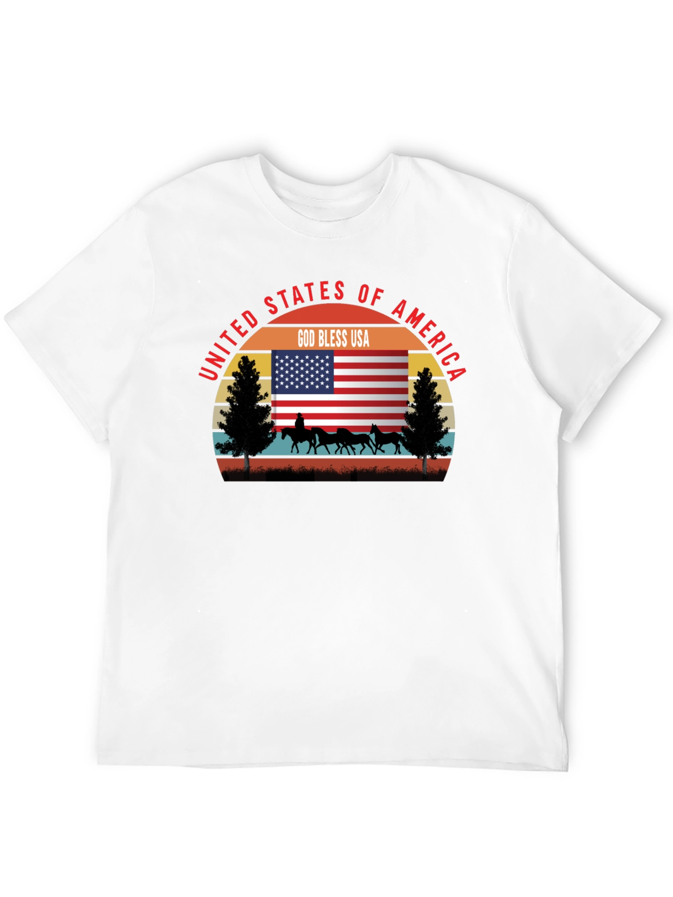 United States of America Patriotic Tee