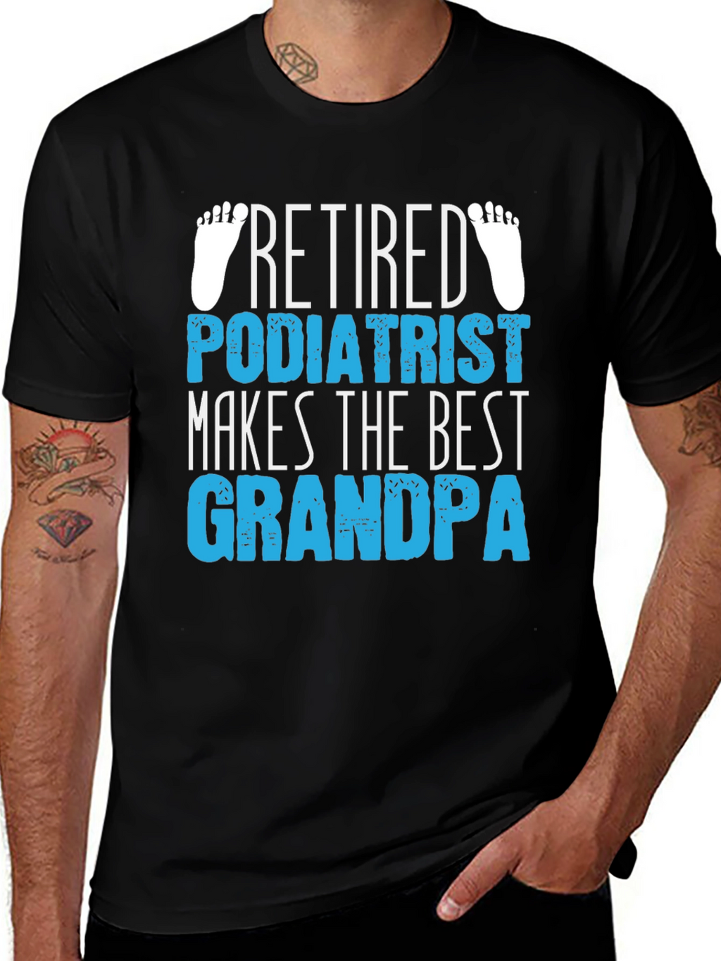 Retired Podiatrist Grandpa Graphic T-Shirt