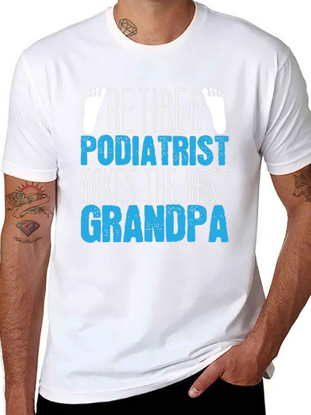 Retired Podiatrist Grandpa Graphic T-Shirt
