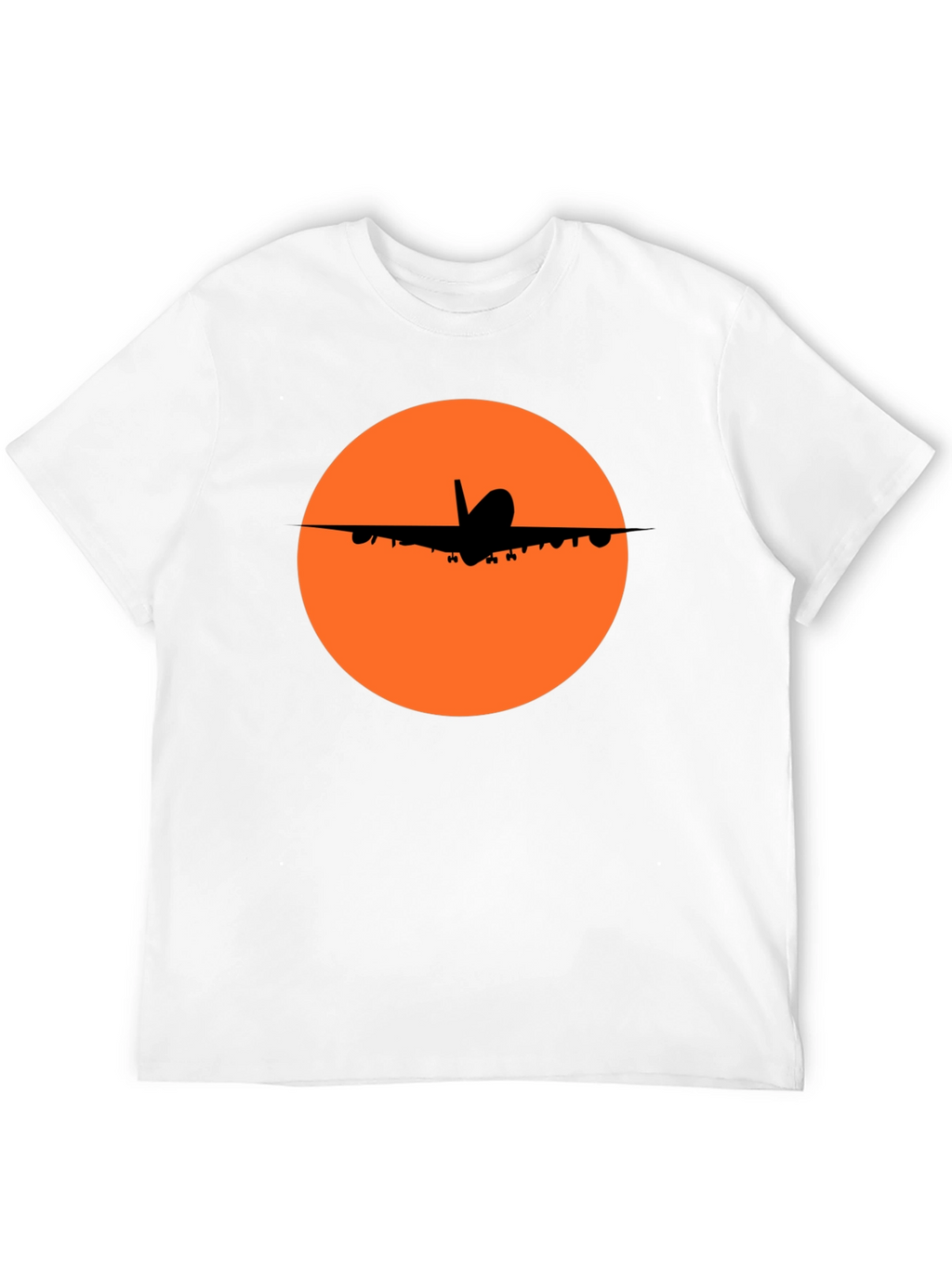 Airplane Silhouette T-Shirt - Stylish Aviation Tee