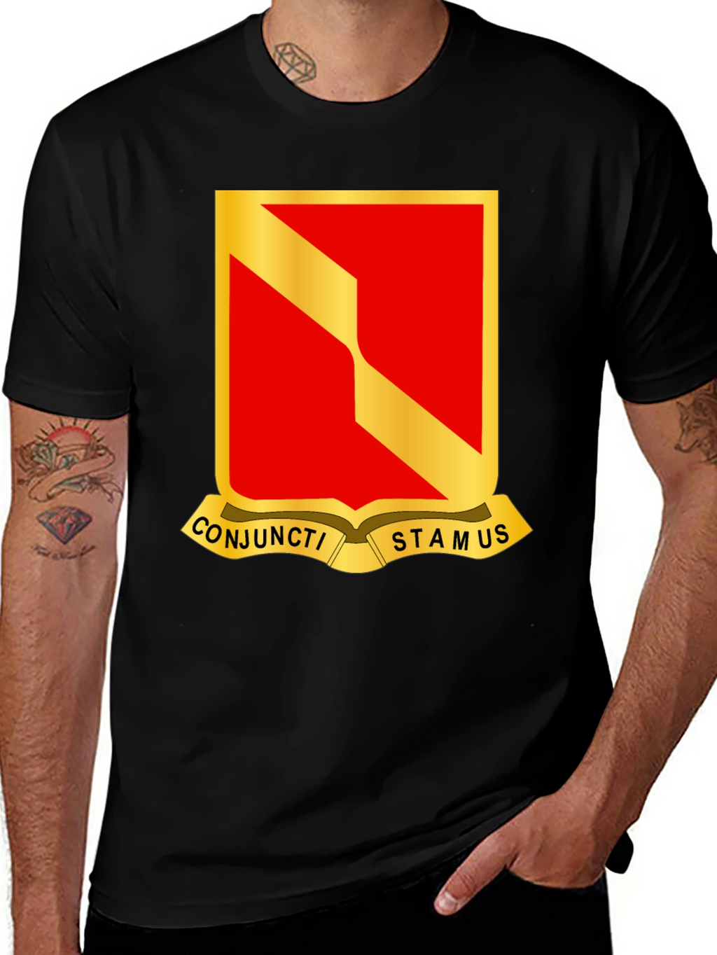 Conjucti Stamus T-Shirt - Military Pride