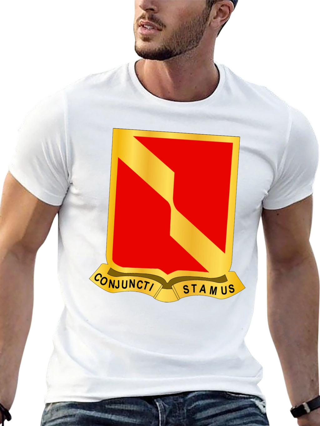 Conjucti Stamus T-Shirt - Military Pride