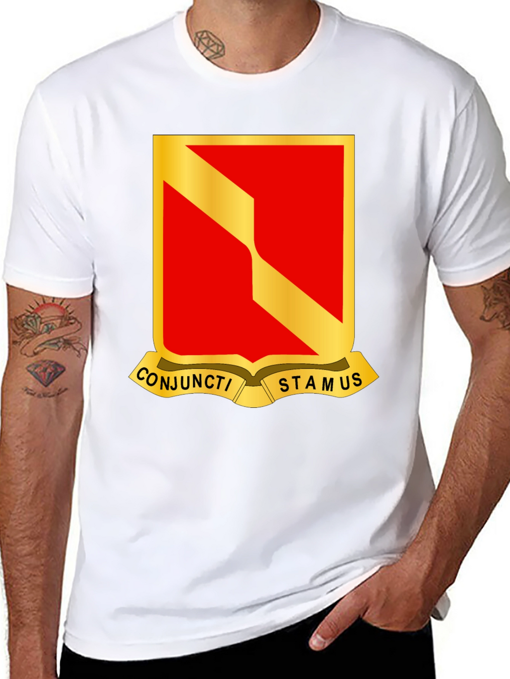 Conjucti Stamus T-Shirt - Military Pride