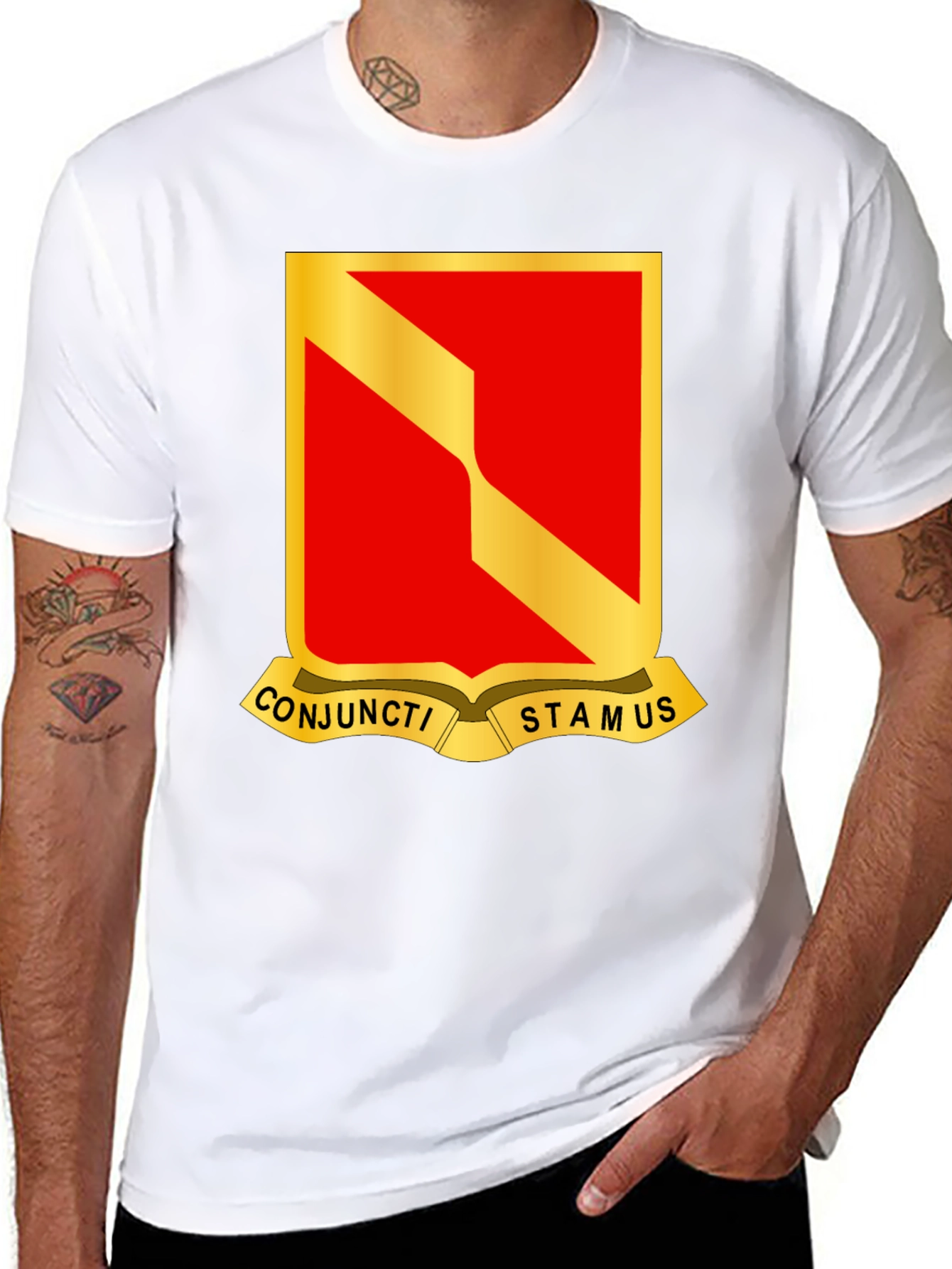 Conjucti Stamus T-Shirt - Military Pride