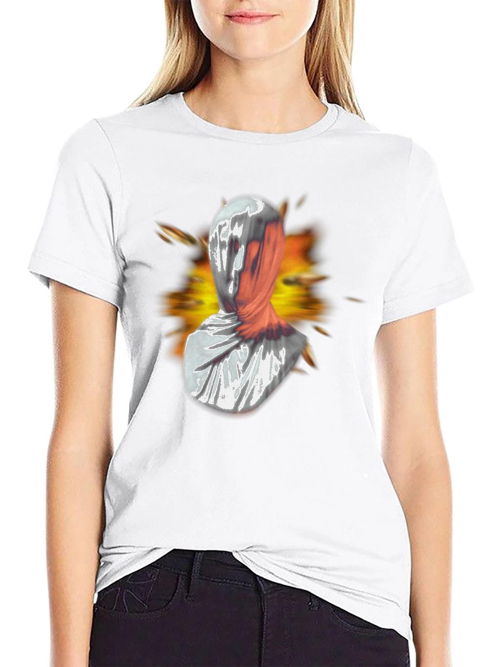 Abstract Faceless Graphic Tee - Bold Streetwear
