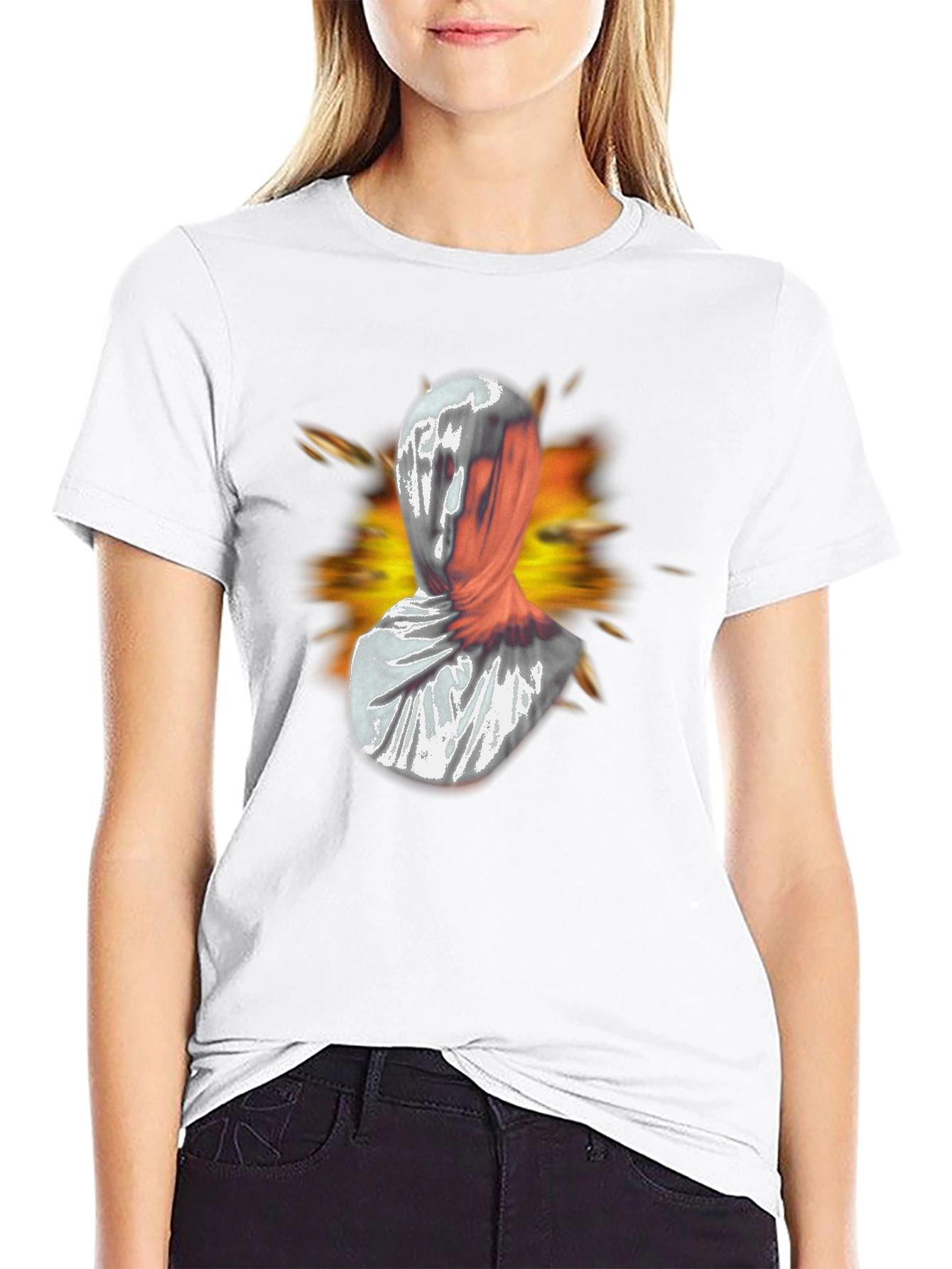 Abstract Faceless Graphic Tee - Bold Streetwear