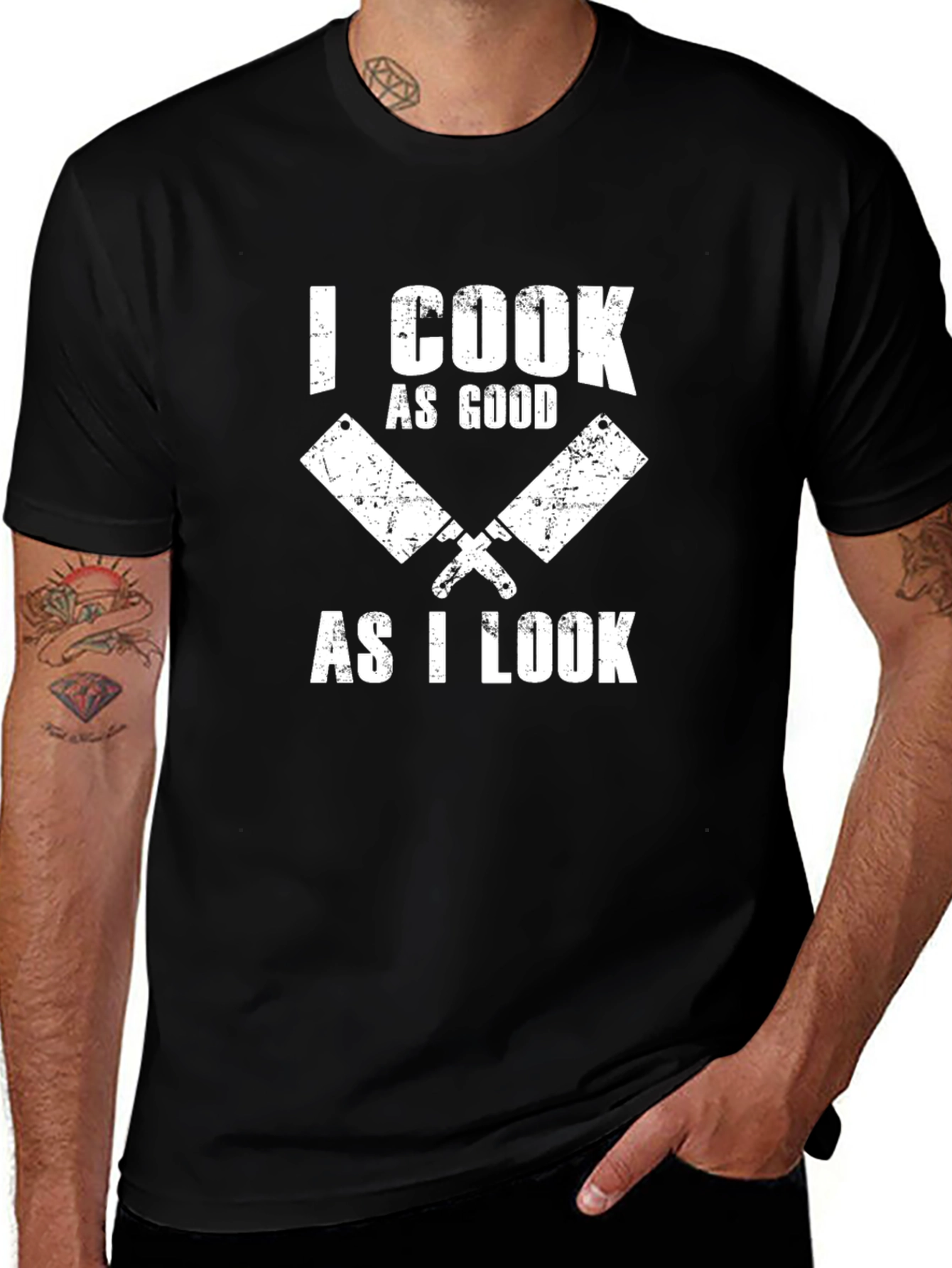 Funny Cook T-Shirt - I Cook As Good As I Look Tee