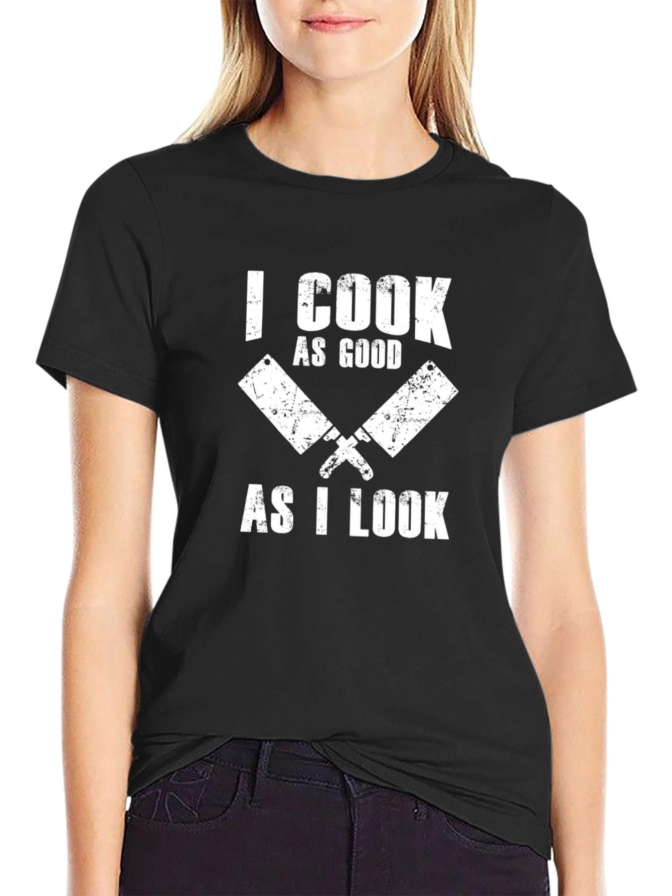 Funny Cook T-Shirt - I Cook As Good As I Look Tee