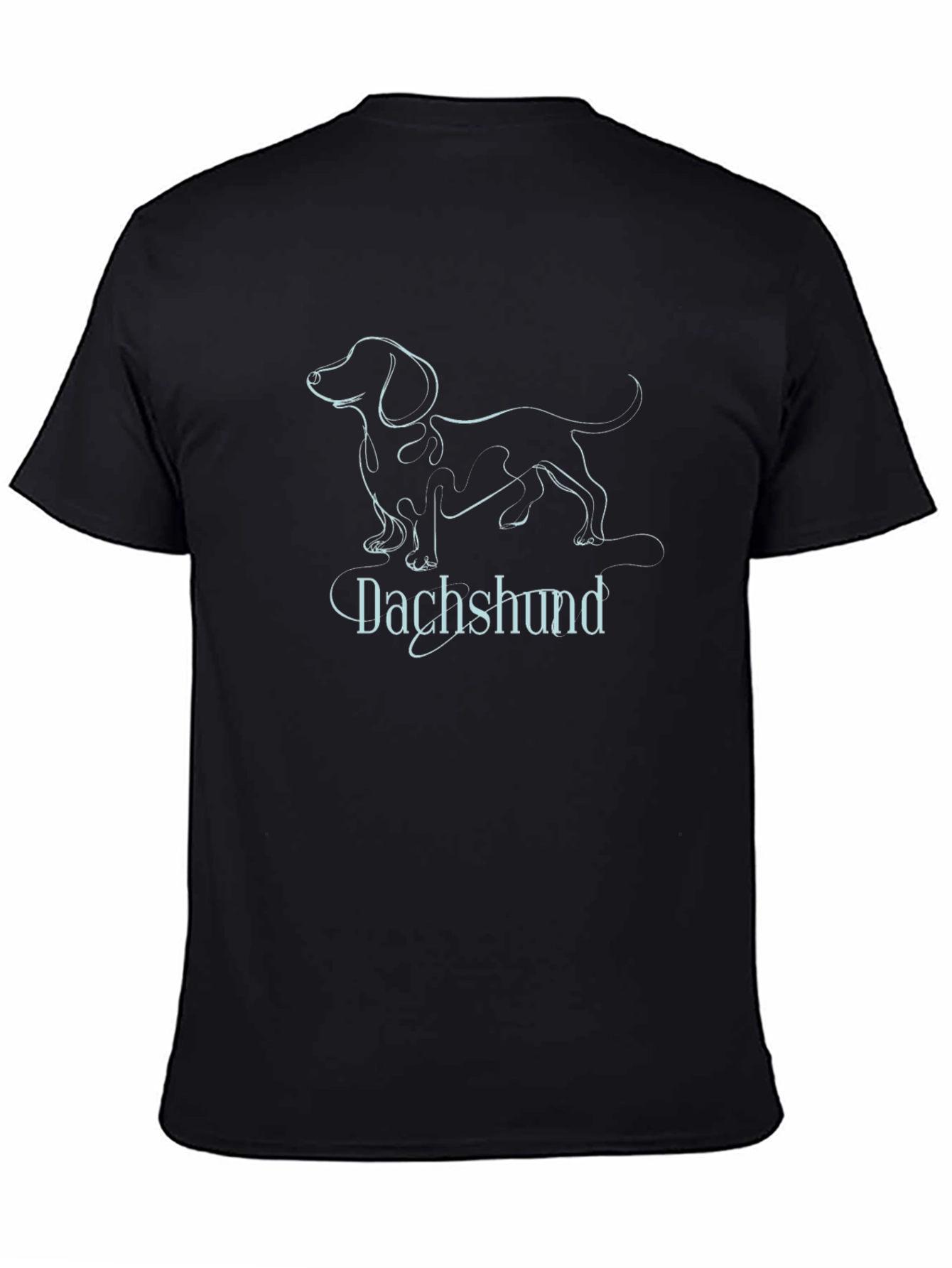 Dachshund Line Art T-Shirt - Stylish Pet Lover Tee