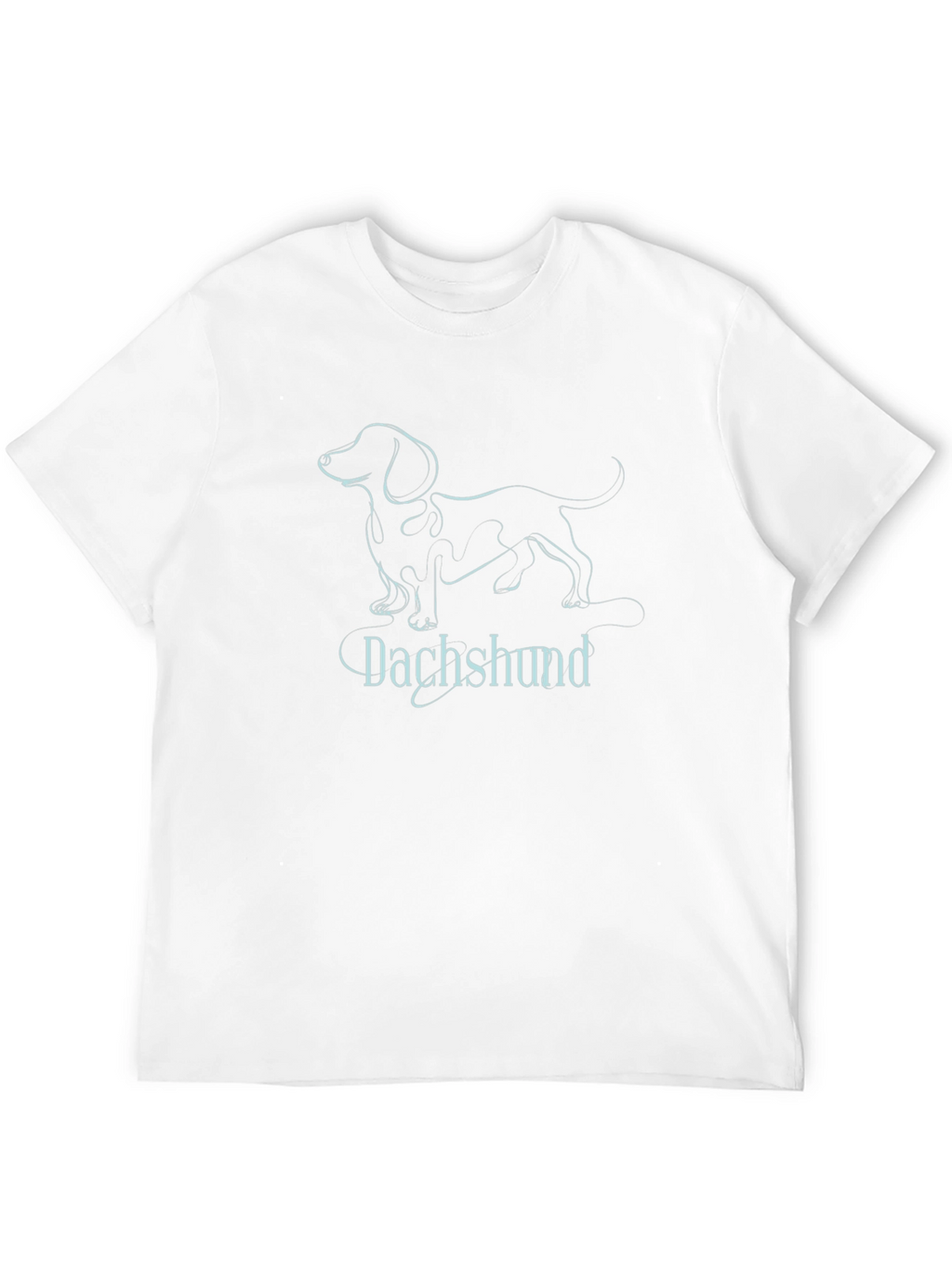 Dachshund Line Art T-Shirt - Stylish Pet Lover Tee
