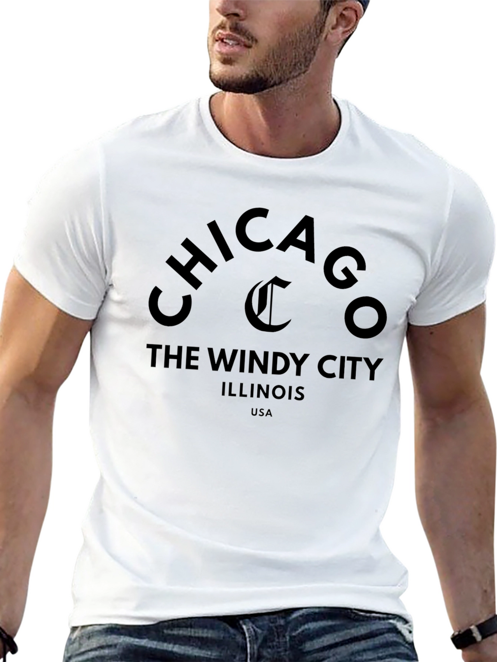 Chicago Windy City Illinois USA T-Shirt