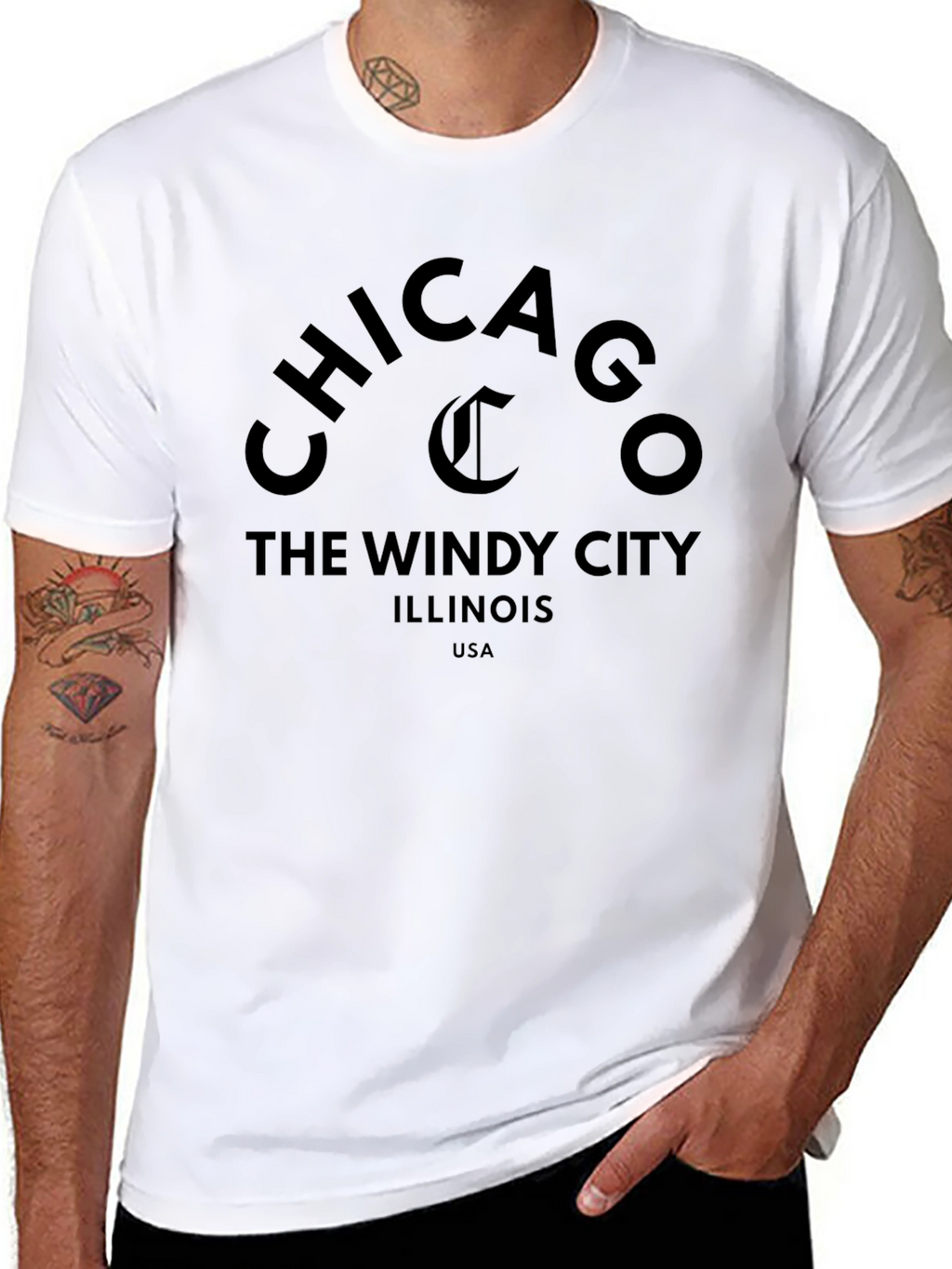 Chicago Windy City Illinois USA T-Shirt