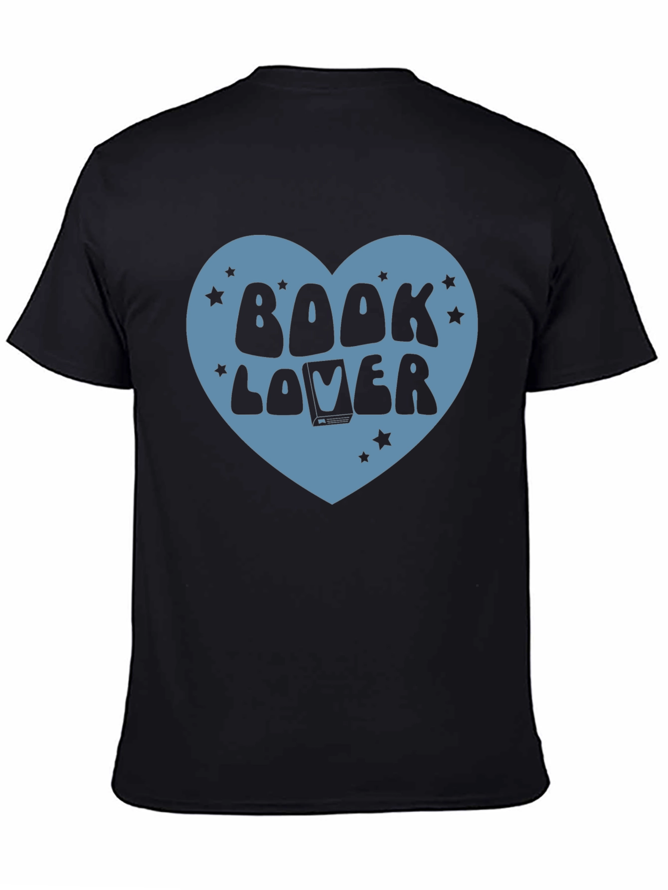 Book Lover Graphic T-Shirt - Black