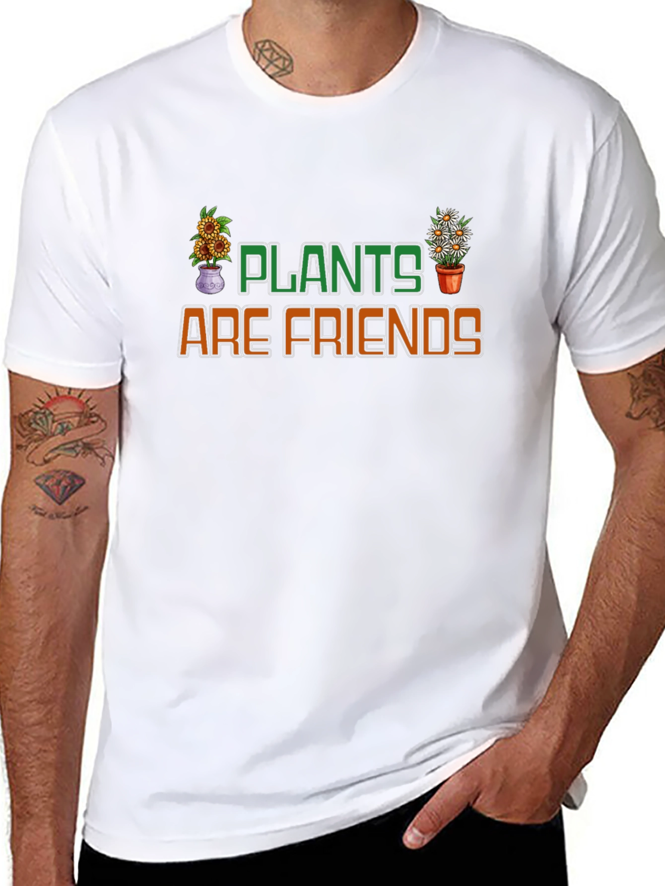 Plants Are Friends Graphic T-Shirt