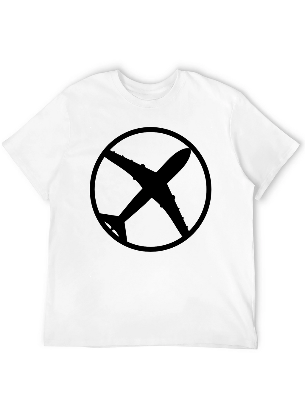 Airplane Silhouette T-Shirt - Graphic Tee