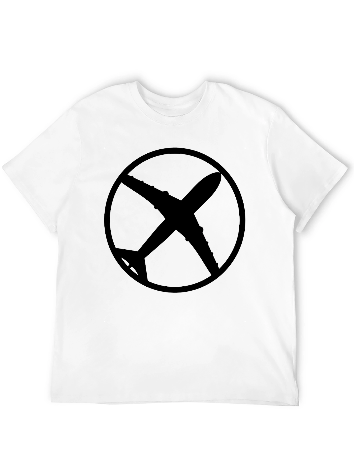 Airplane Silhouette T-Shirt - Graphic Tee
