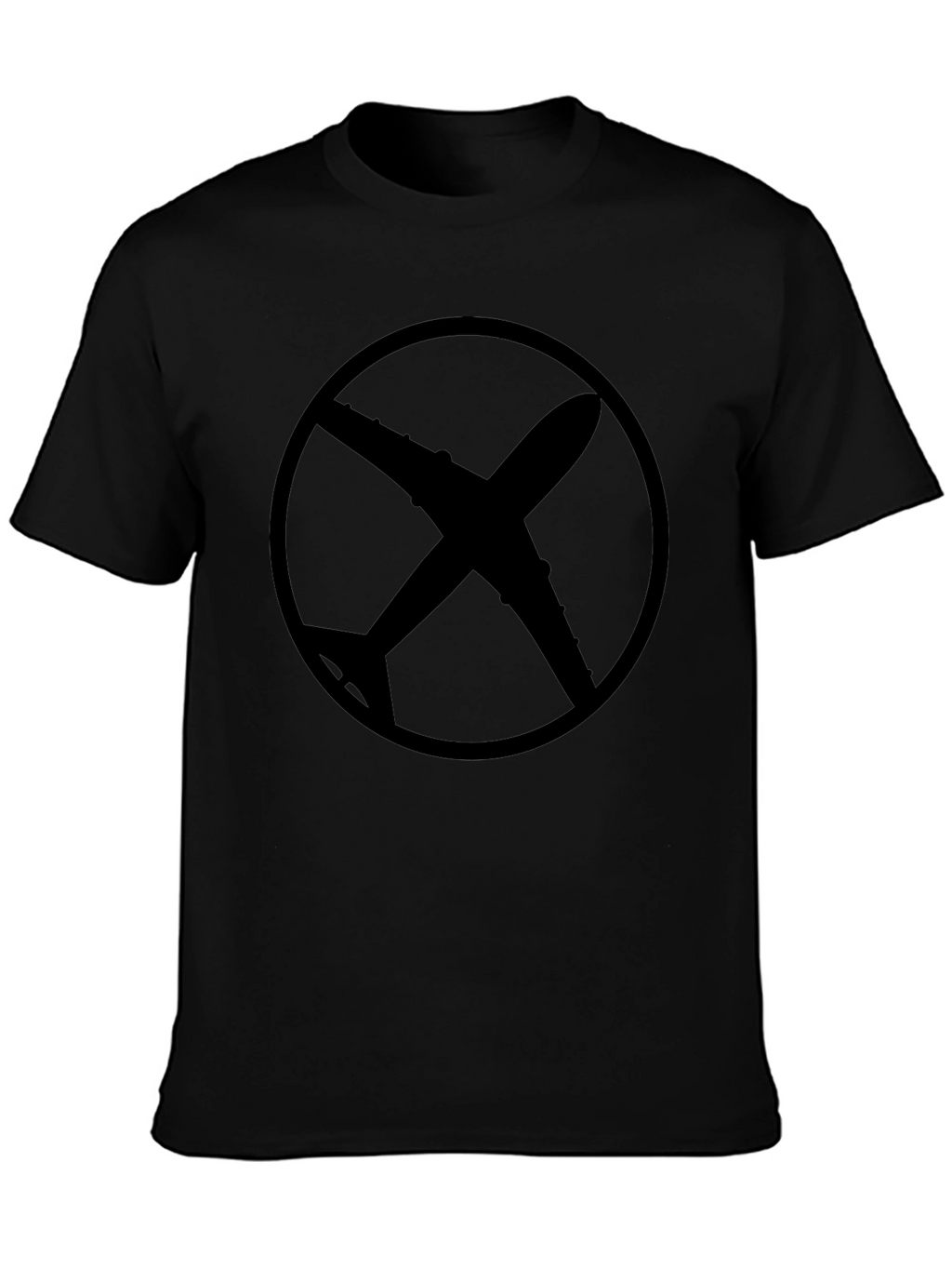 Airplane Silhouette T-Shirt - Graphic Tee
