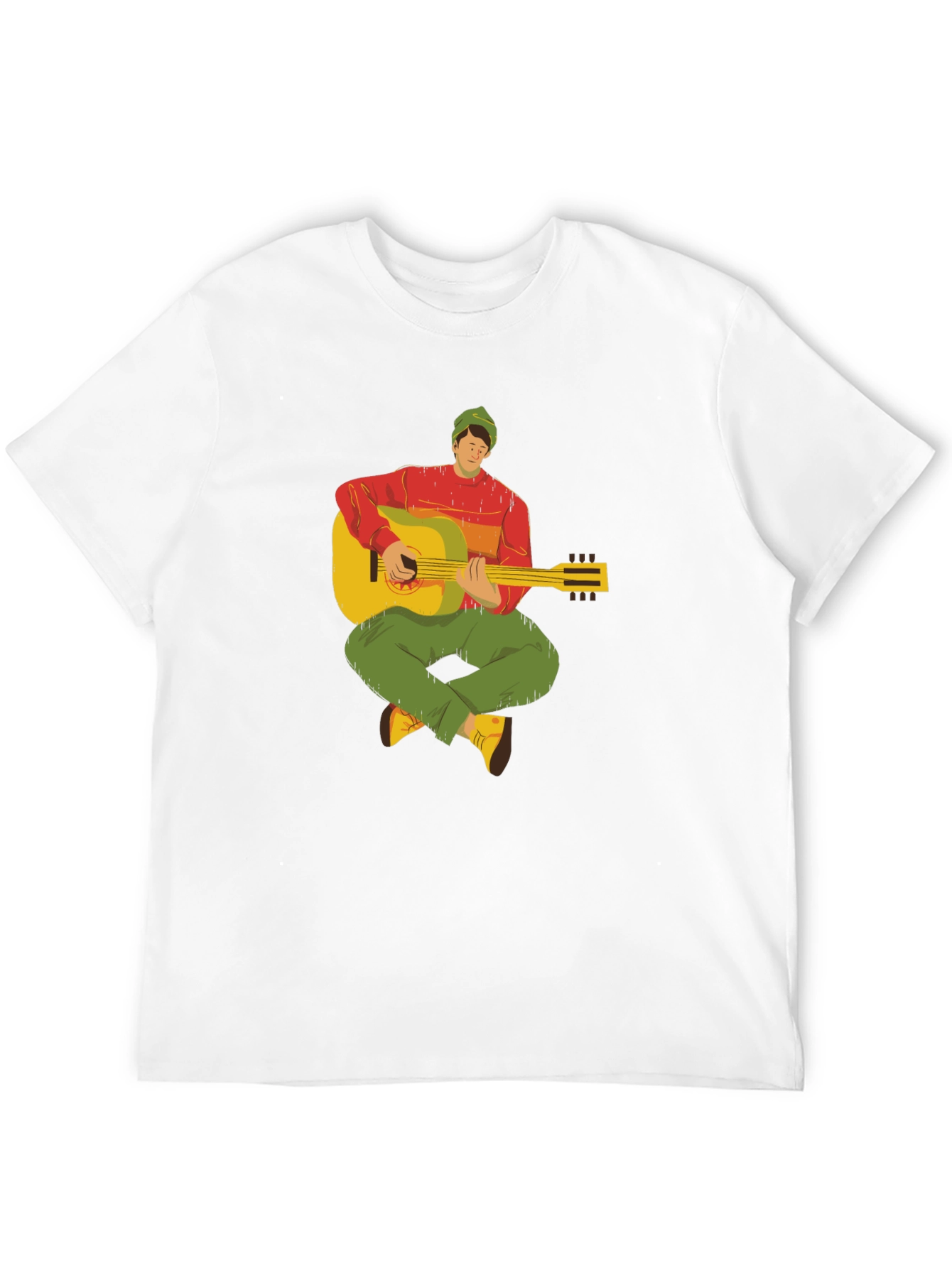 Guitar Player Graphic Tee - Cool Musician T-Shirt