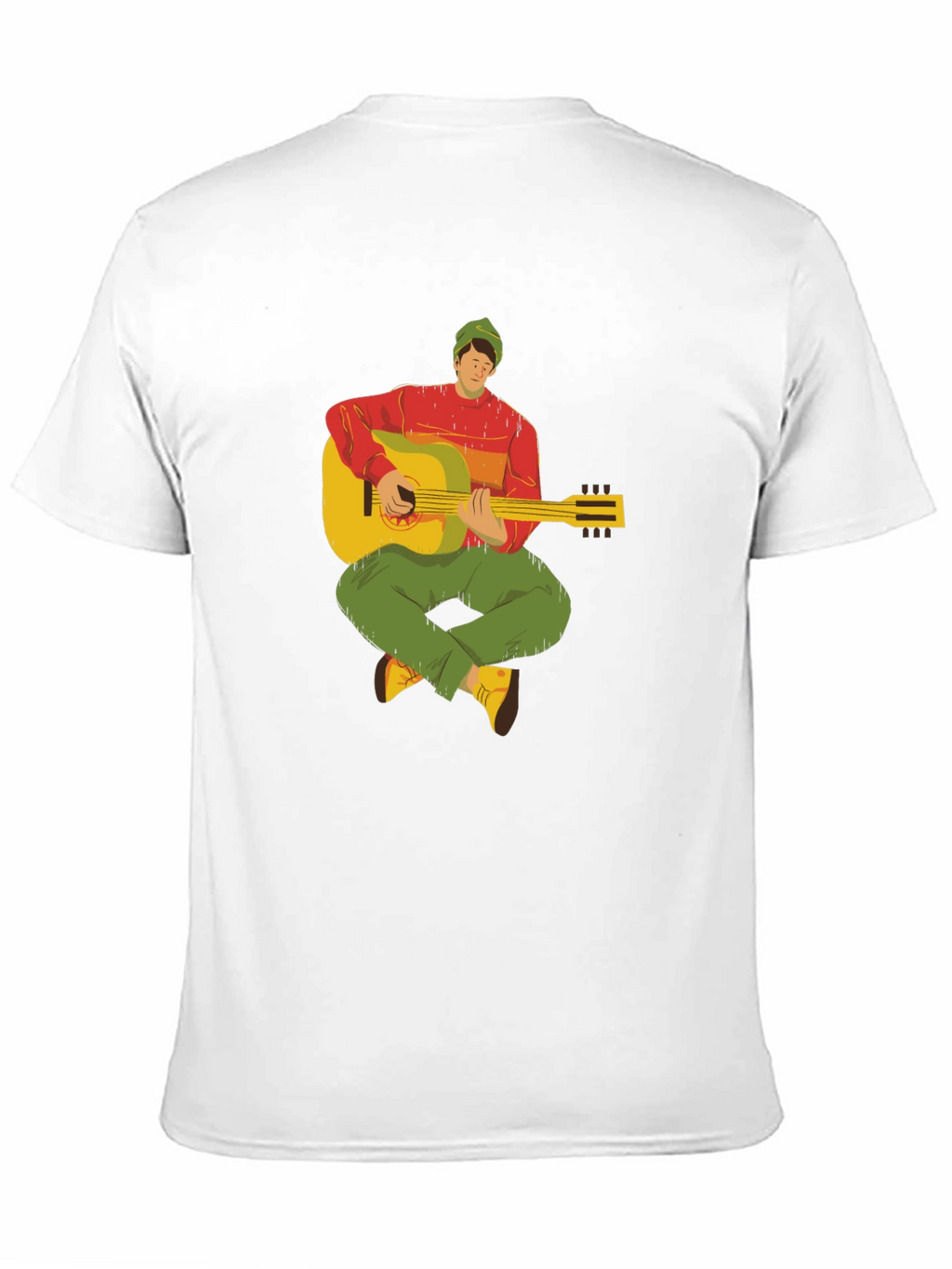 Guitar Player Graphic Tee - Cool Musician T-Shirt