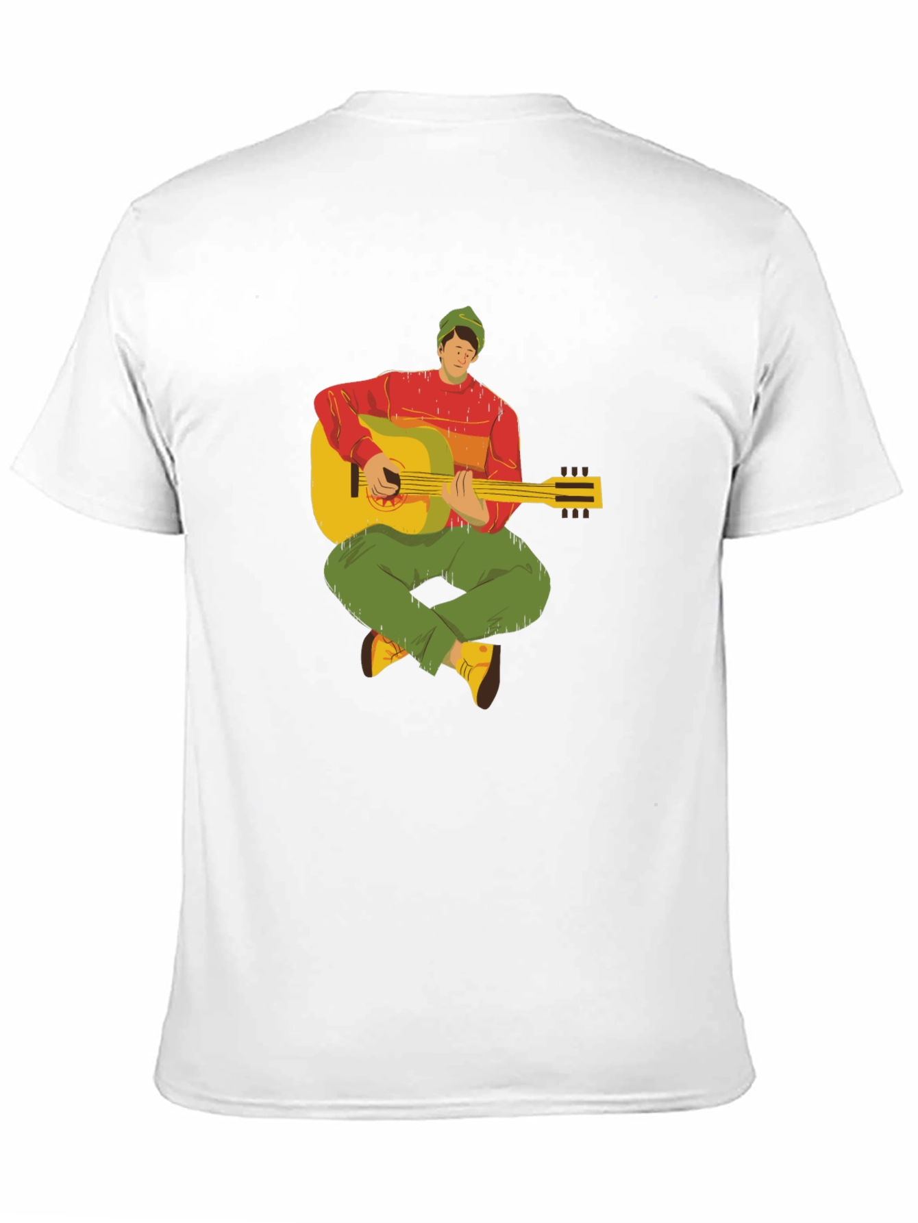 Guitar Player Graphic Tee - Cool Musician T-Shirt