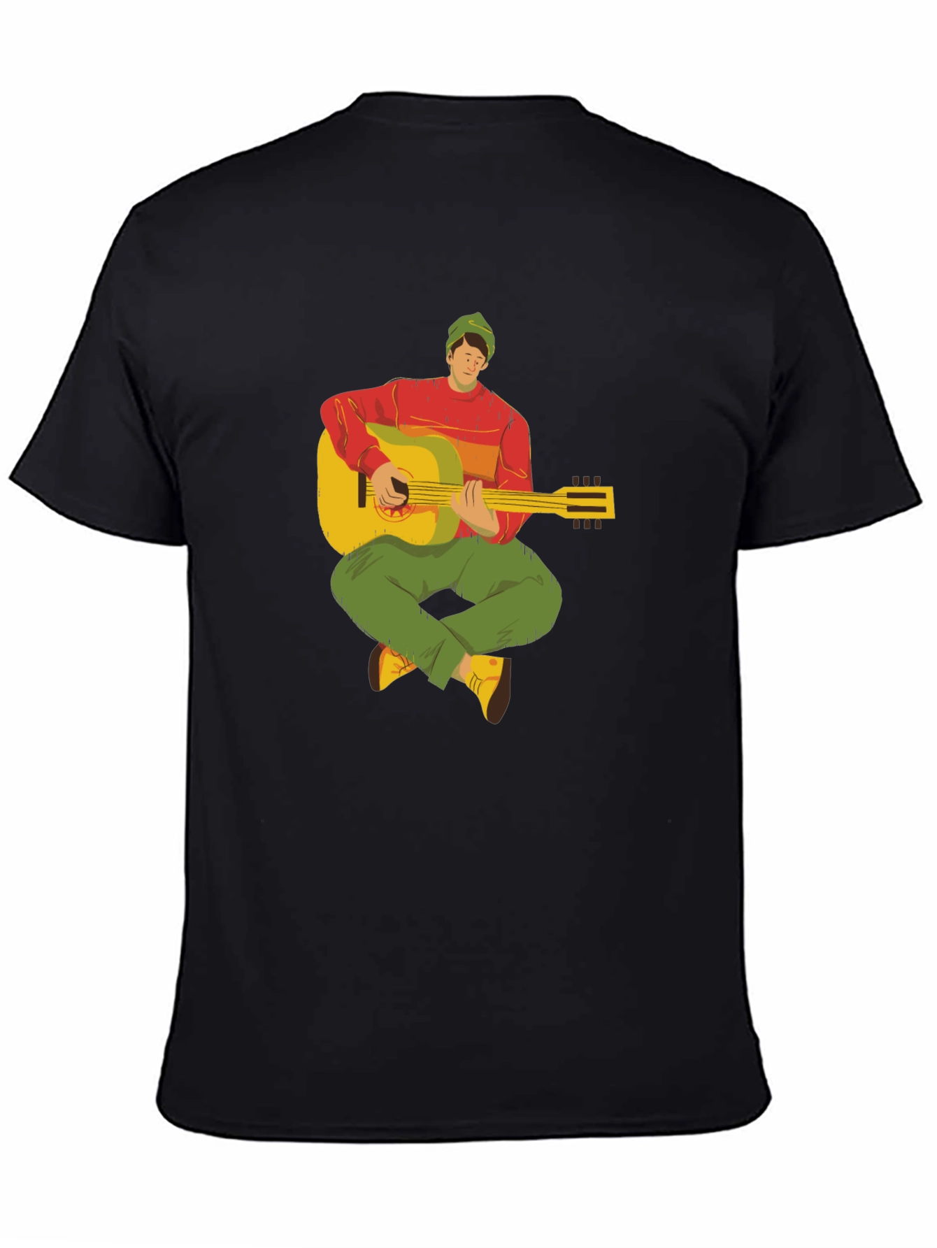 Guitar Player Graphic Tee - Cool Musician T-Shirt