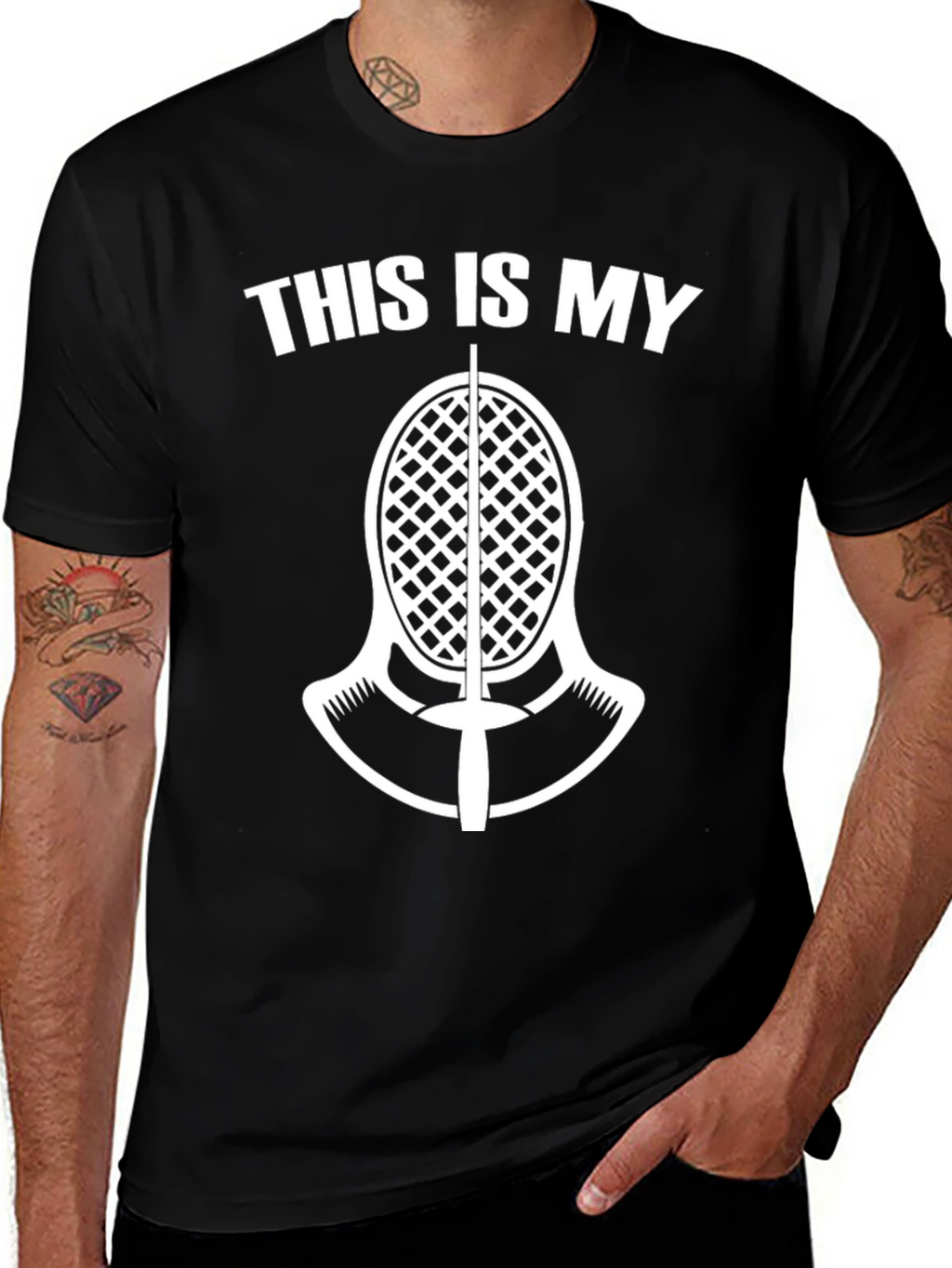 Fencing T-Shirt: This is My Mask